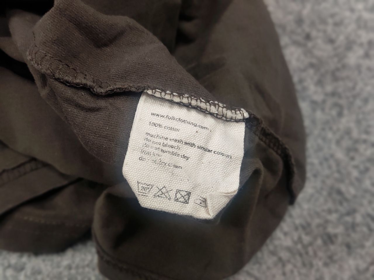 Folk Folk design minimalistic Brown Cotton Long sleeve Size US M / EU 48-50 / 2 - 13 Thumbnail