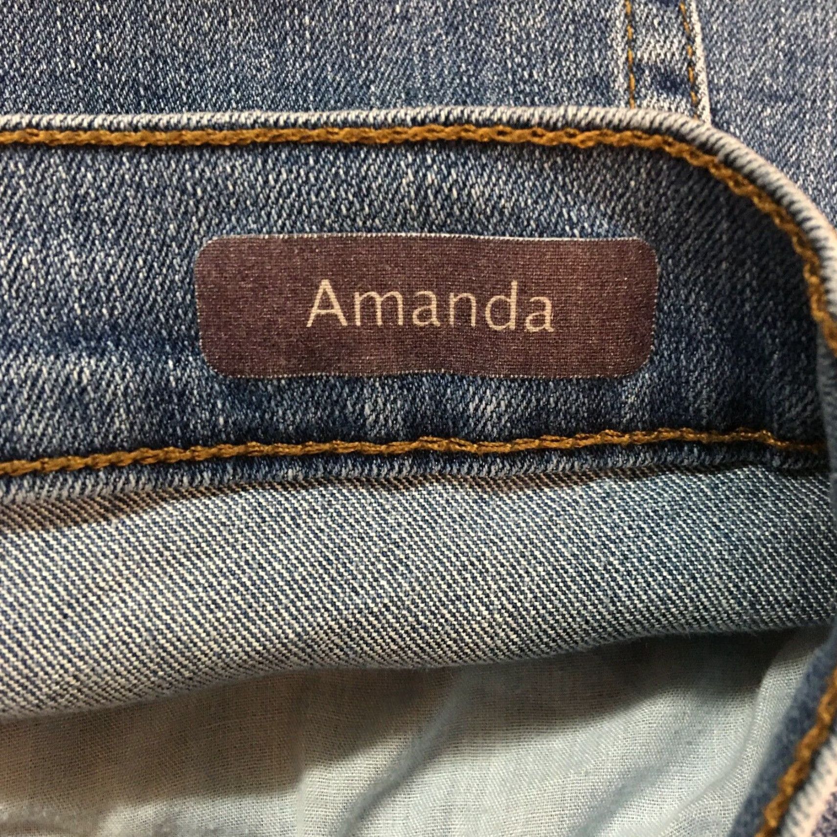 Gloria Vanderbilt Gloria Vanderbilt Amanda Denim Jeans Womens Size 12 Straight Blue 34X30 Size 34" / US 12 / IT 48 - 7 Thumbnail