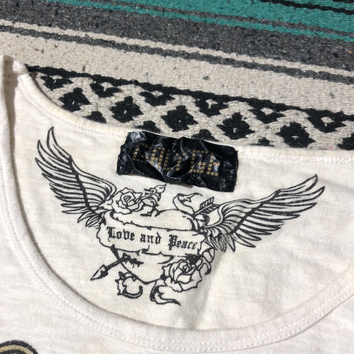 If Six Was Nine Galyge Skull Distressed Longsleeve Size M / US 6-8 / IT 42-44 - 6 Thumbnail