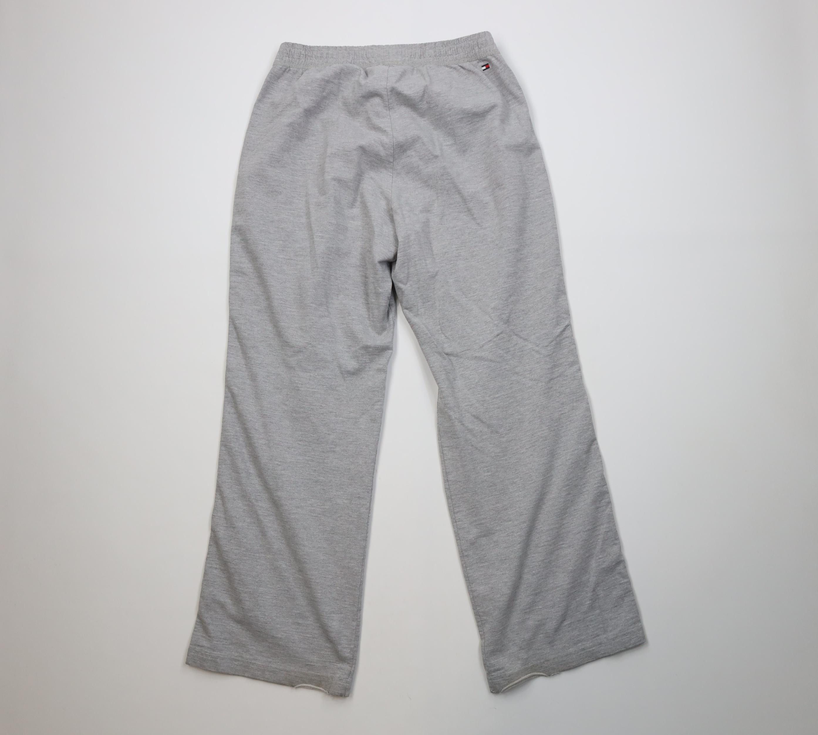Tommy Hilfiger Vintage 90s Y2K Tommy Hilfiger Wide Leg Sweatpants Gray Size 34" / US 12 / IT 48 - 9 Thumbnail