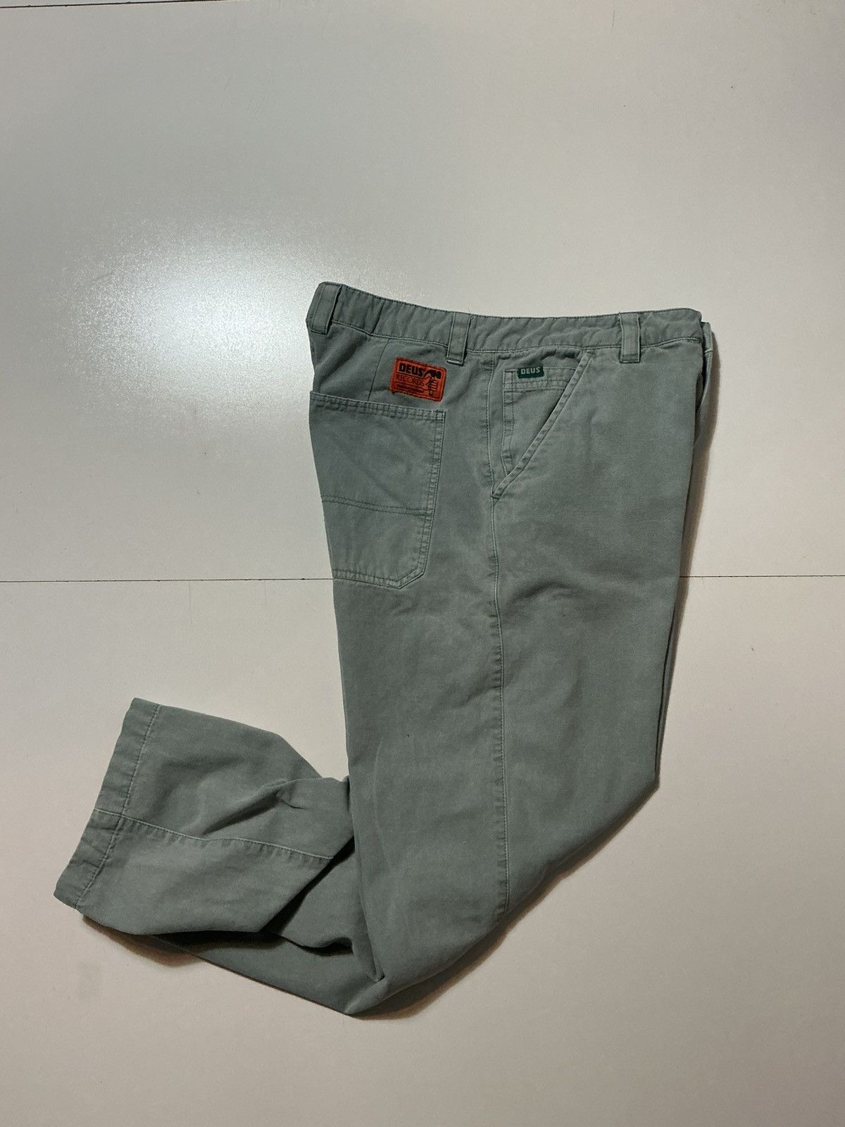 Deus Ex Machina $120 Deus Ex Machina Records Jett Record Canvas Pants Size US 31 - 4 Thumbnail