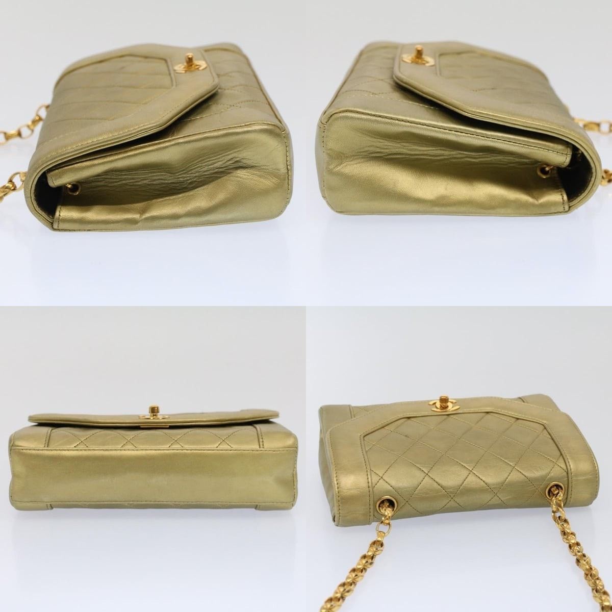 Chanel Chanel Matelasse Turn Lock Chain Shoulder Bag Size ONE SIZE - 3 Thumbnail