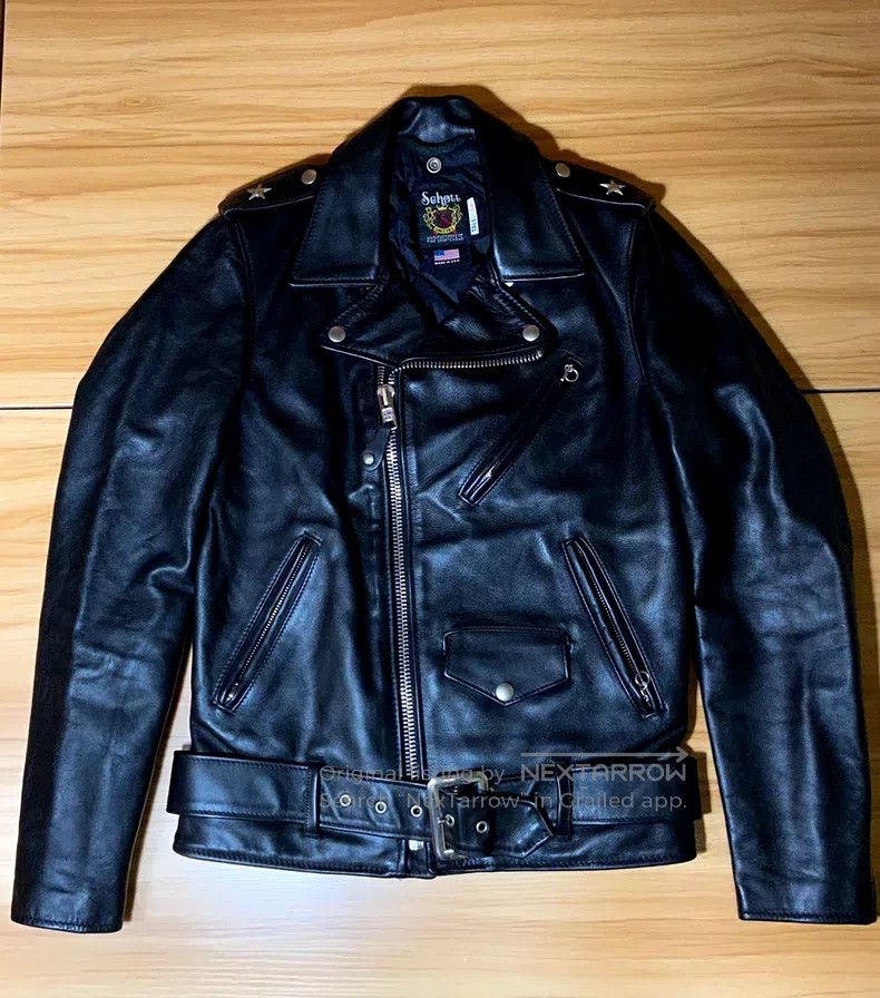 Schott Schott Leather coat Size US XS / EU 42 / 0 - 3 Thumbnail