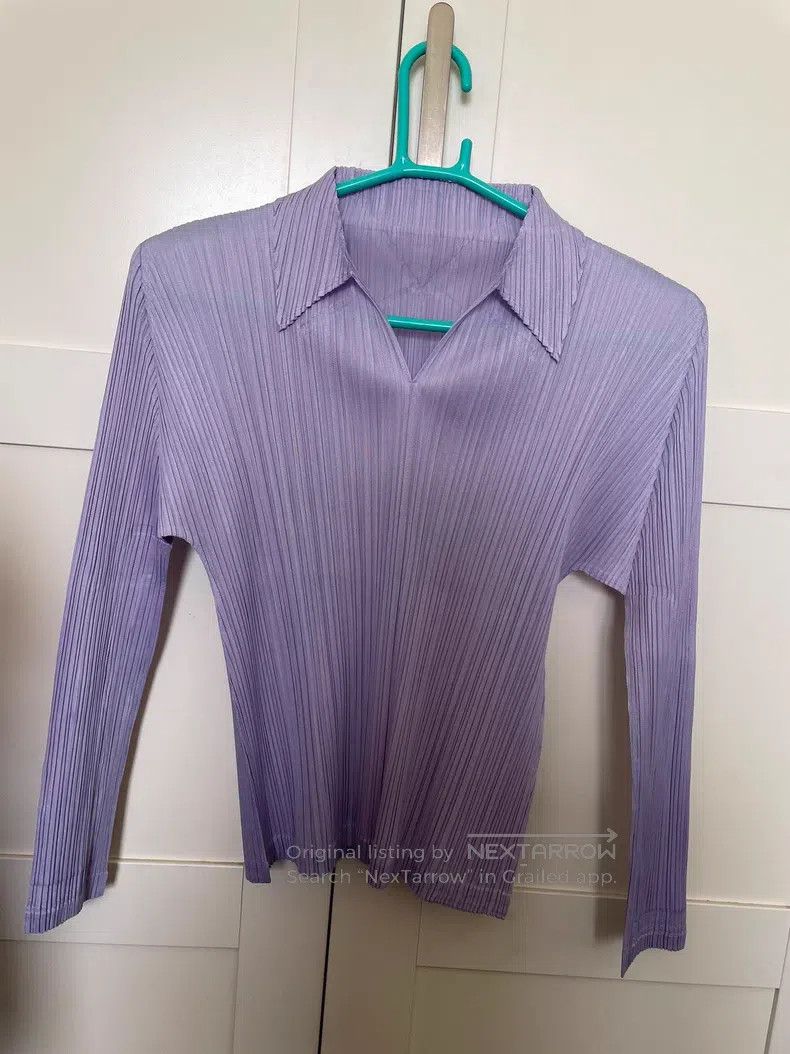 Issey Miyake Issey Miyake Pleated Long Sleeve Size L / US 10 / IT 46 - 3 Thumbnail