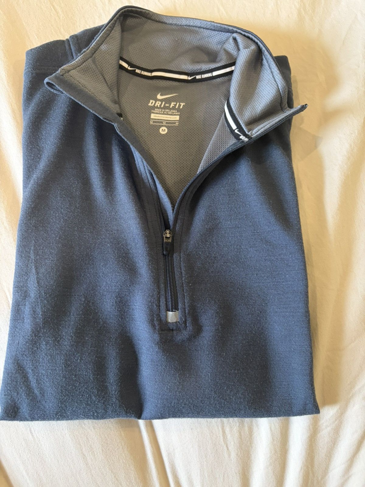 Nike Nike Running Dri Fit pullover 1/4 zip. Size US M / EU 48-50 / 2 - 1 Thumbnail