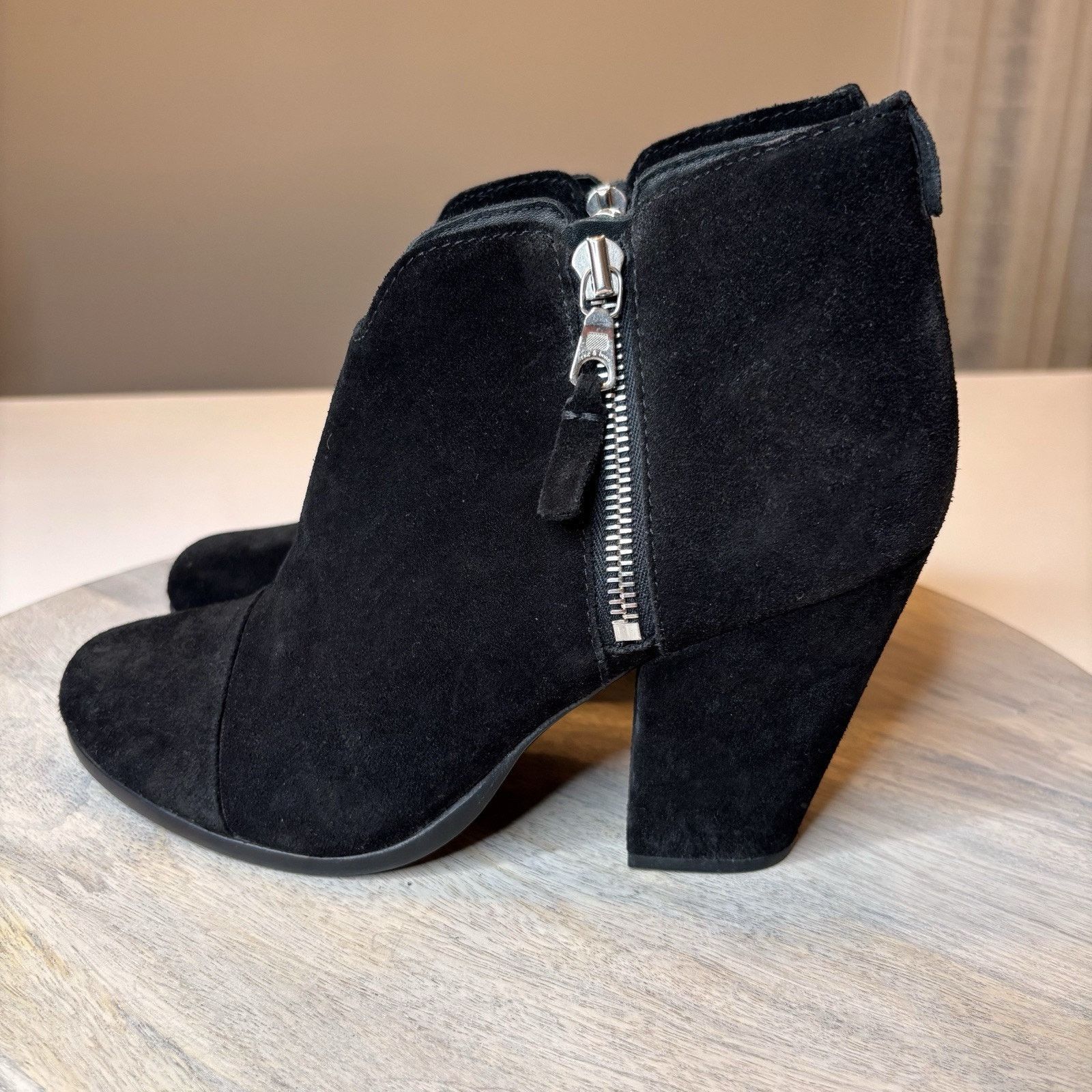 Rag & Bone Rag & Bone Margot Black Suede Ankle Boots US Size 7 EU 37.5 Size US 7 / IT 37 - 4 Thumbnail