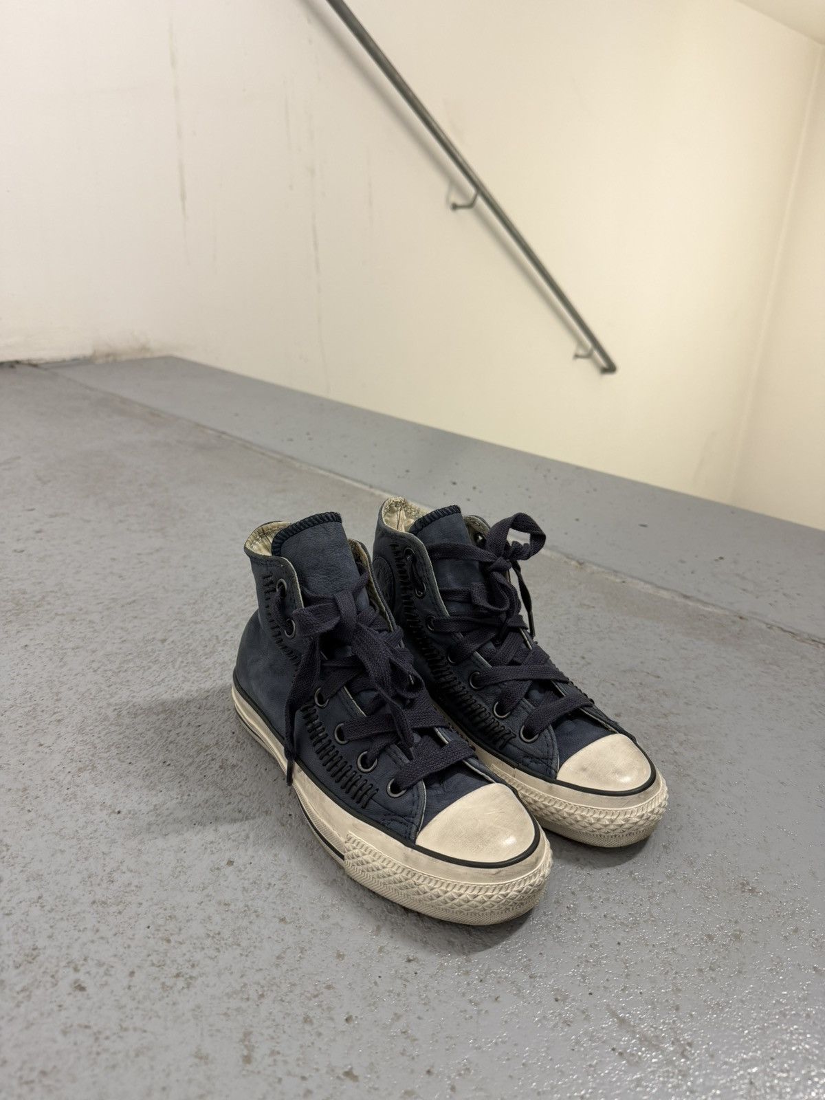 Converse John Varvatos x Converse Aged High Top Sneakers Size US 6.5 / IT 36.5 - 1 Thumbnail
