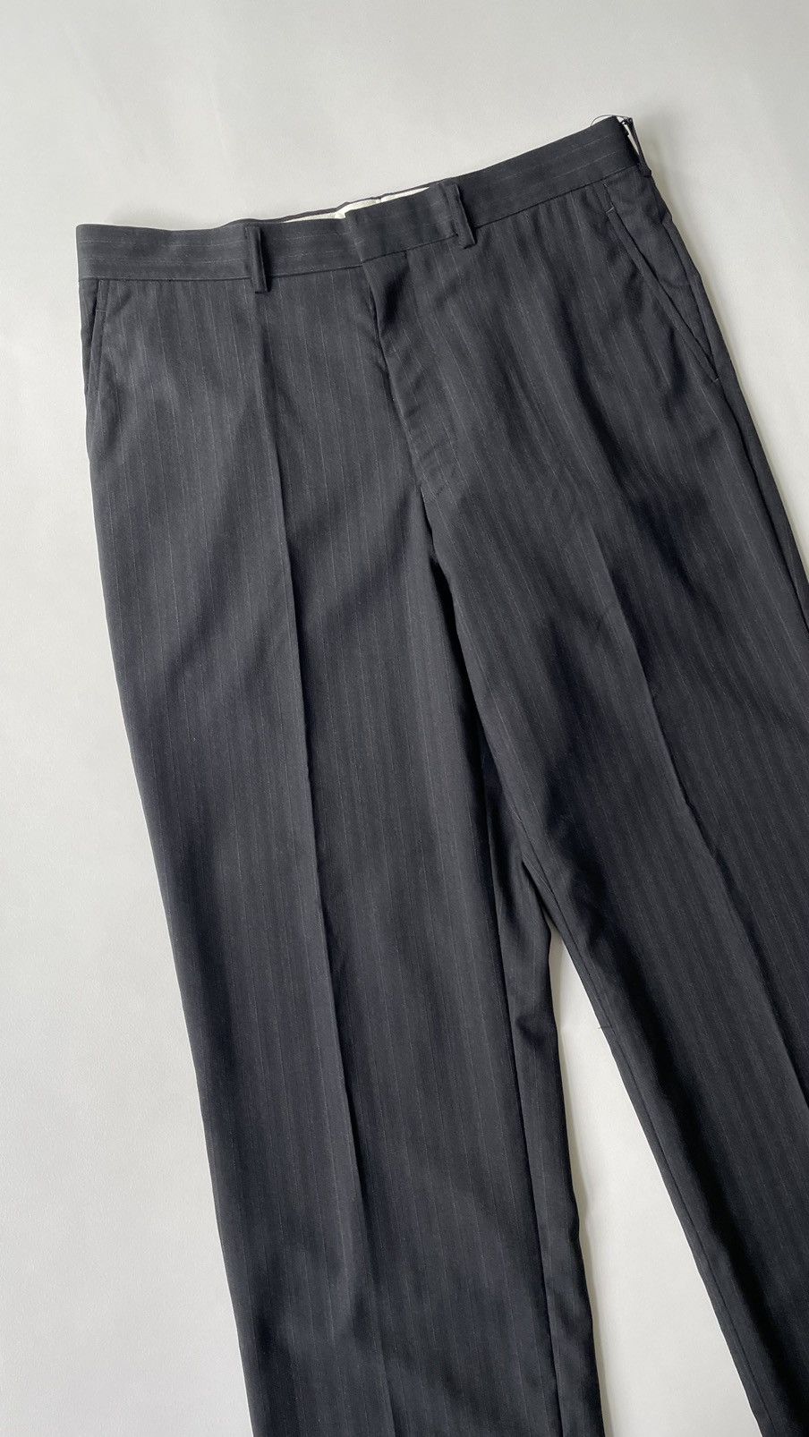 Comme des Garcons A/W 11 Black/Grey Pinstripe Wool Trousers Size US 34 / EU 50 - 7 Thumbnail