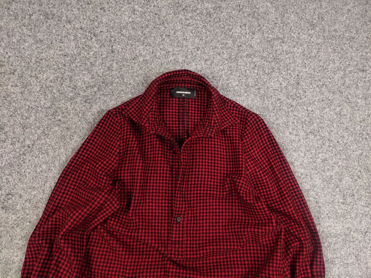 Dsquared2 Dsquared2 authentic Red Checkered Casual Wool Tunic Dress Size S / US 4 / IT 40 - 8 Thumbnail