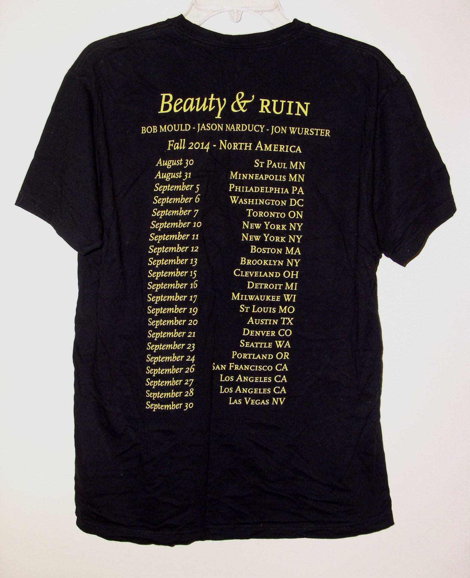 Vintage Bob Mould Concert Shirt 2014 Beauty & Ruin Fall Husker Du Size US M / EU 48-50 / 2 - 2 Thumbnail