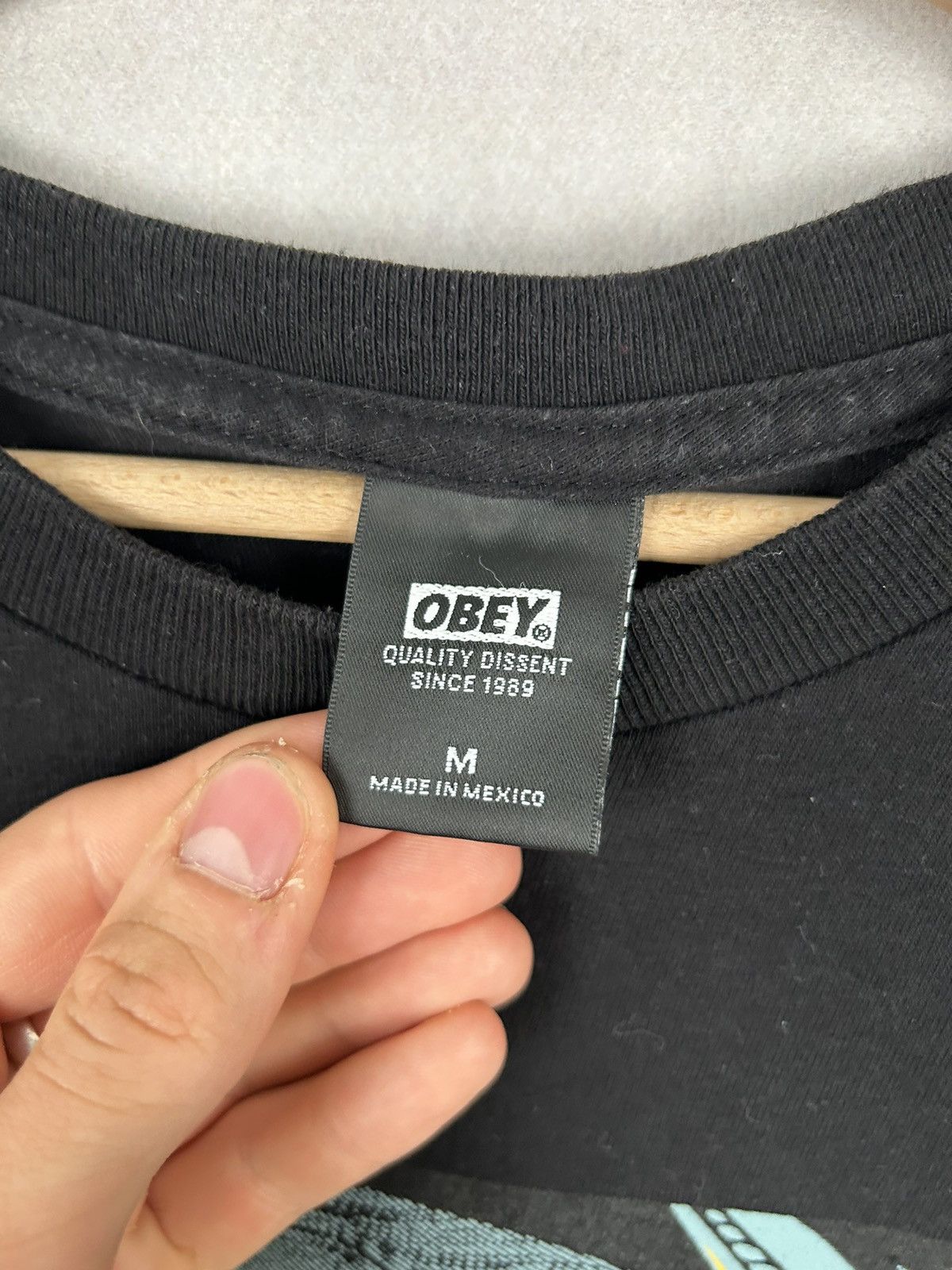 Obey Obey Graphic Tee Streetwear Skate Vintage Alternative Size US M / EU 48-50 / 2 - 4 Thumbnail