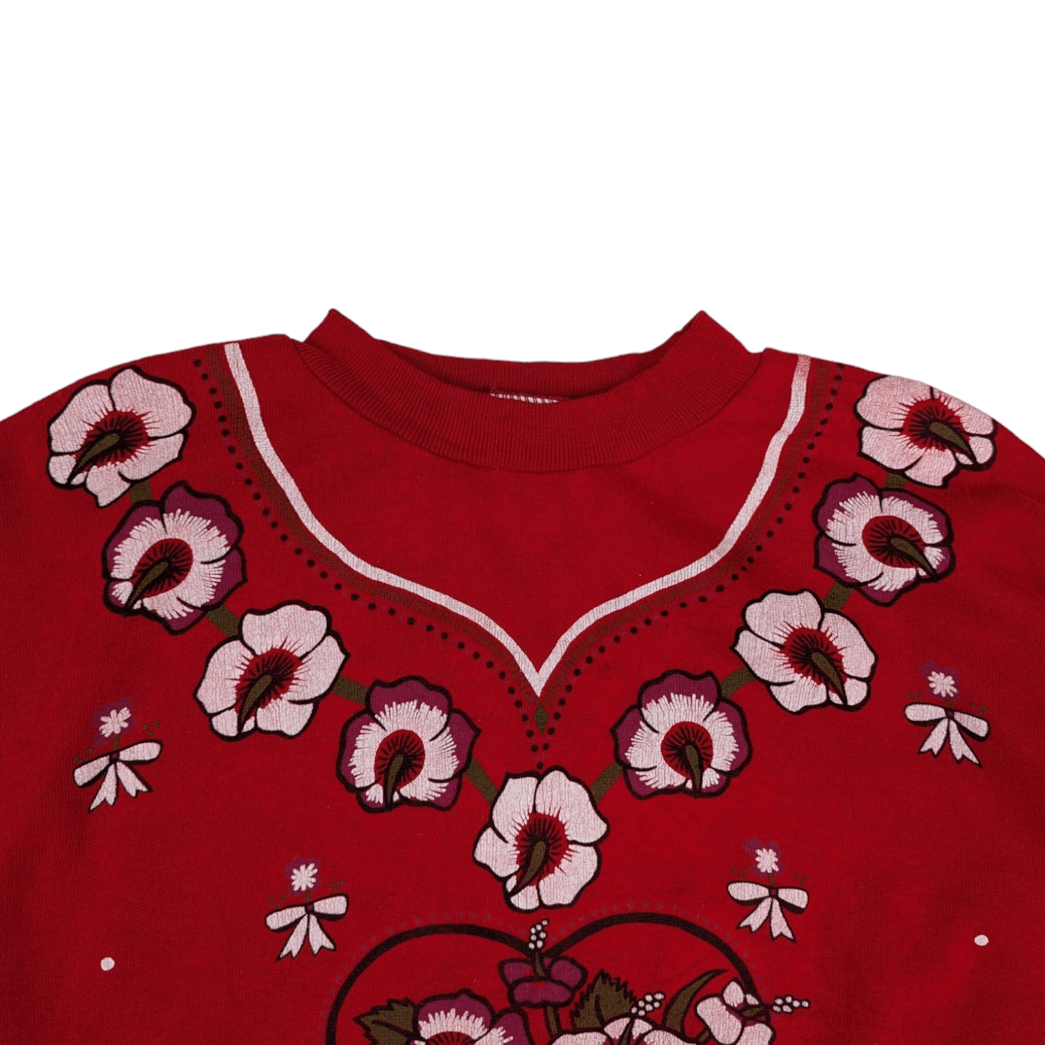 Vintage Vintage 90's JRJ Flower Image Made In England Sweatshirt Size XL / US 12-14 / IT 48-50 - 5 Thumbnail