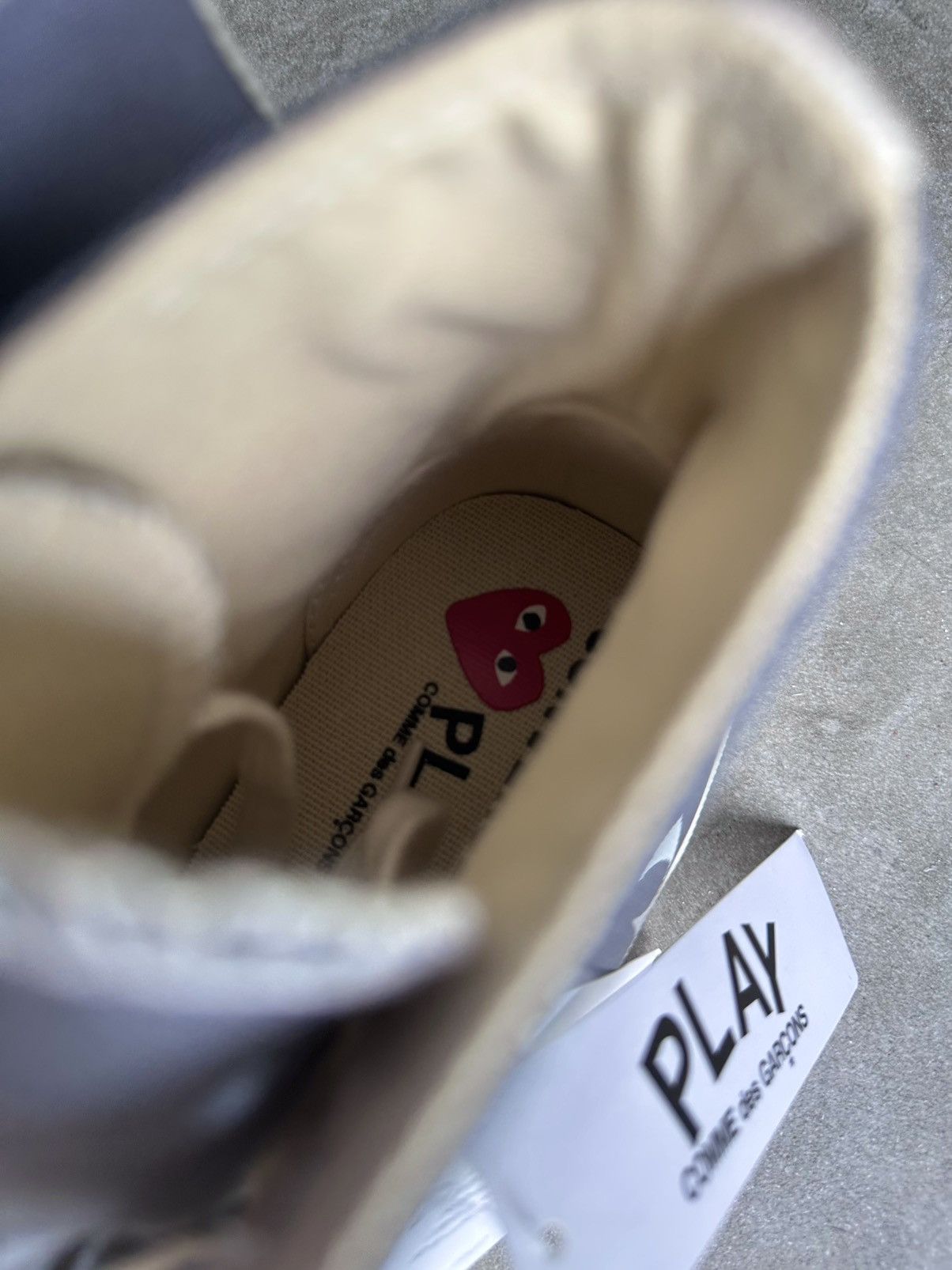 Comme des Garcons PLAY × Converse CDG PLAY x CONVERSE HI CHUCK TAILOR 70 Size US 7 / IT 37 - 9 Thumbnail