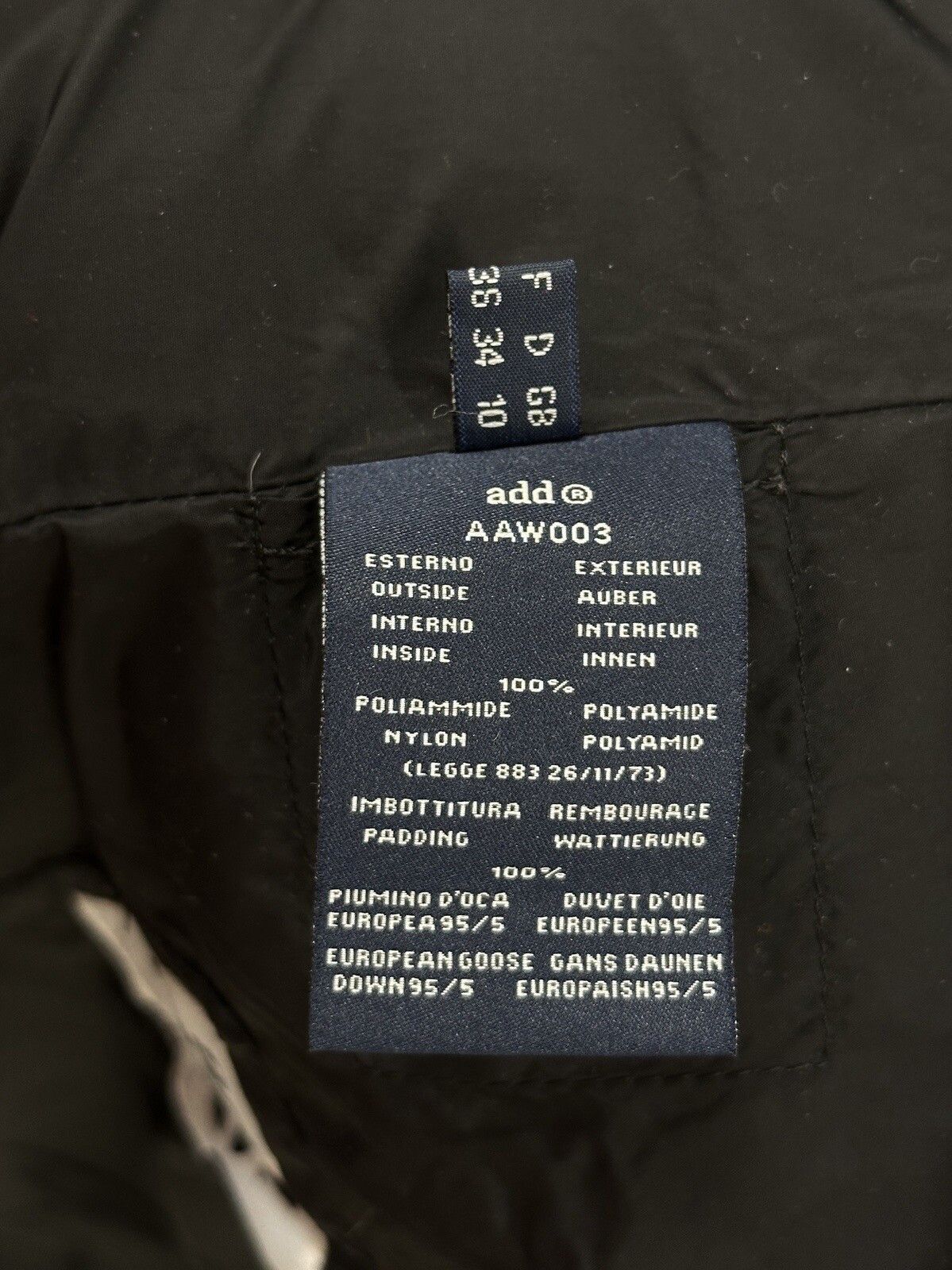 Add DDP Add Icon 10 Down Puffer Womens Jacket Coat Black Size S / US 4 / IT 40 - 19 Thumbnail
