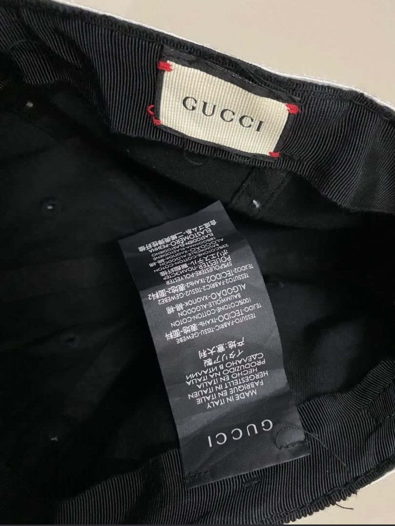 Gucci Gucci Hat Spellout Logo Authentic GUCCI GABARDINE HAT Size ONE SIZE - 3 Thumbnail