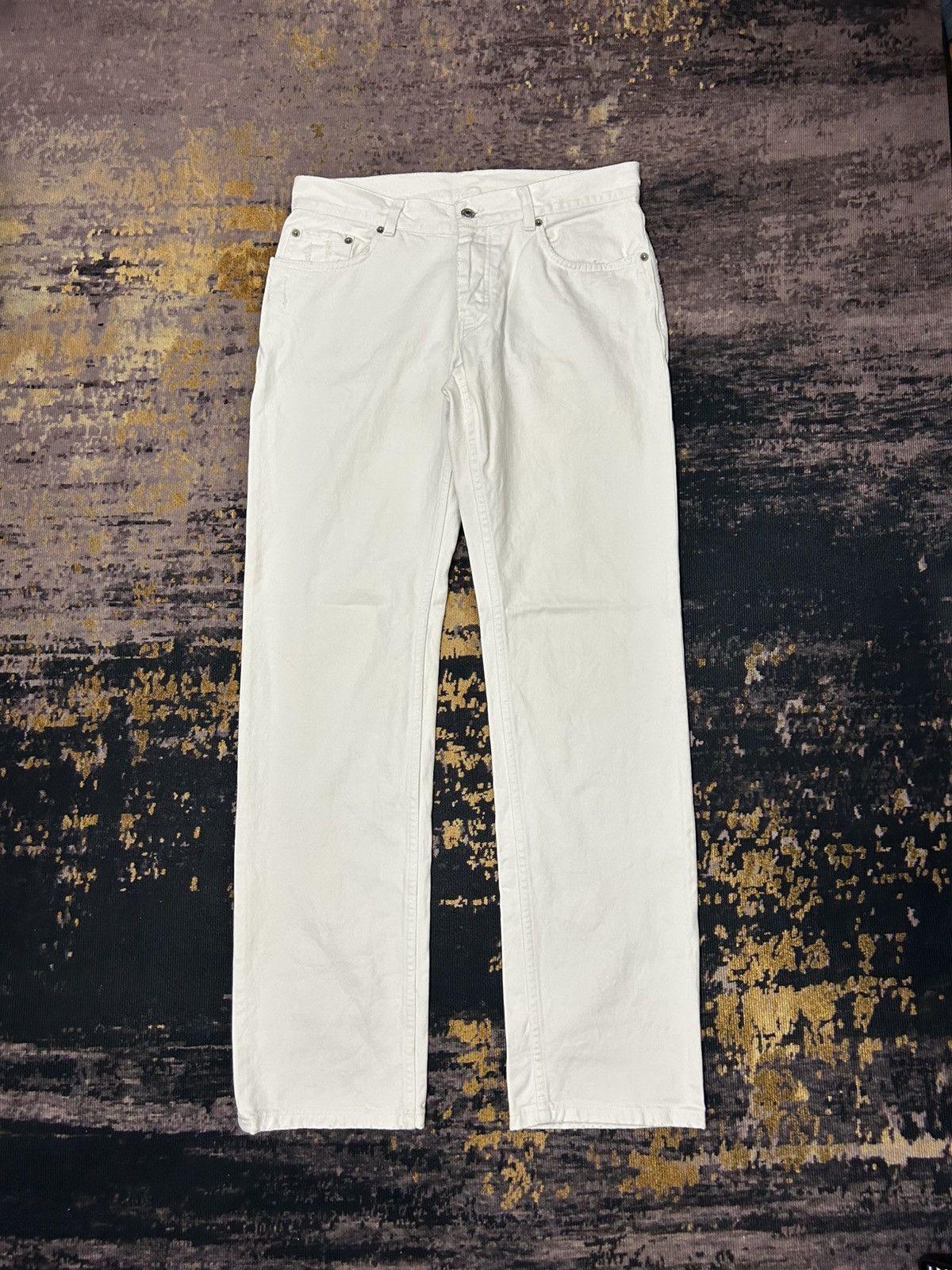 Helmut Lang Helmut Lang White Vintage Broken Denim Size US 32 / EU 48 - 1 Thumbnail