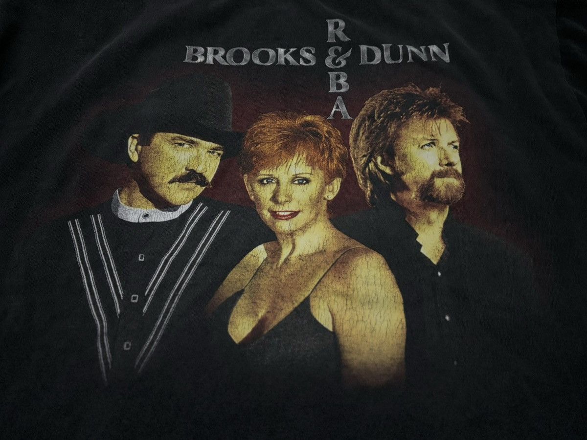 Band Tees × Vintage Vintage REBA , BROOKS & DUNN Tour 1998 Tshirt Size US XL / EU 56 / 4 - 2 Thumbnail