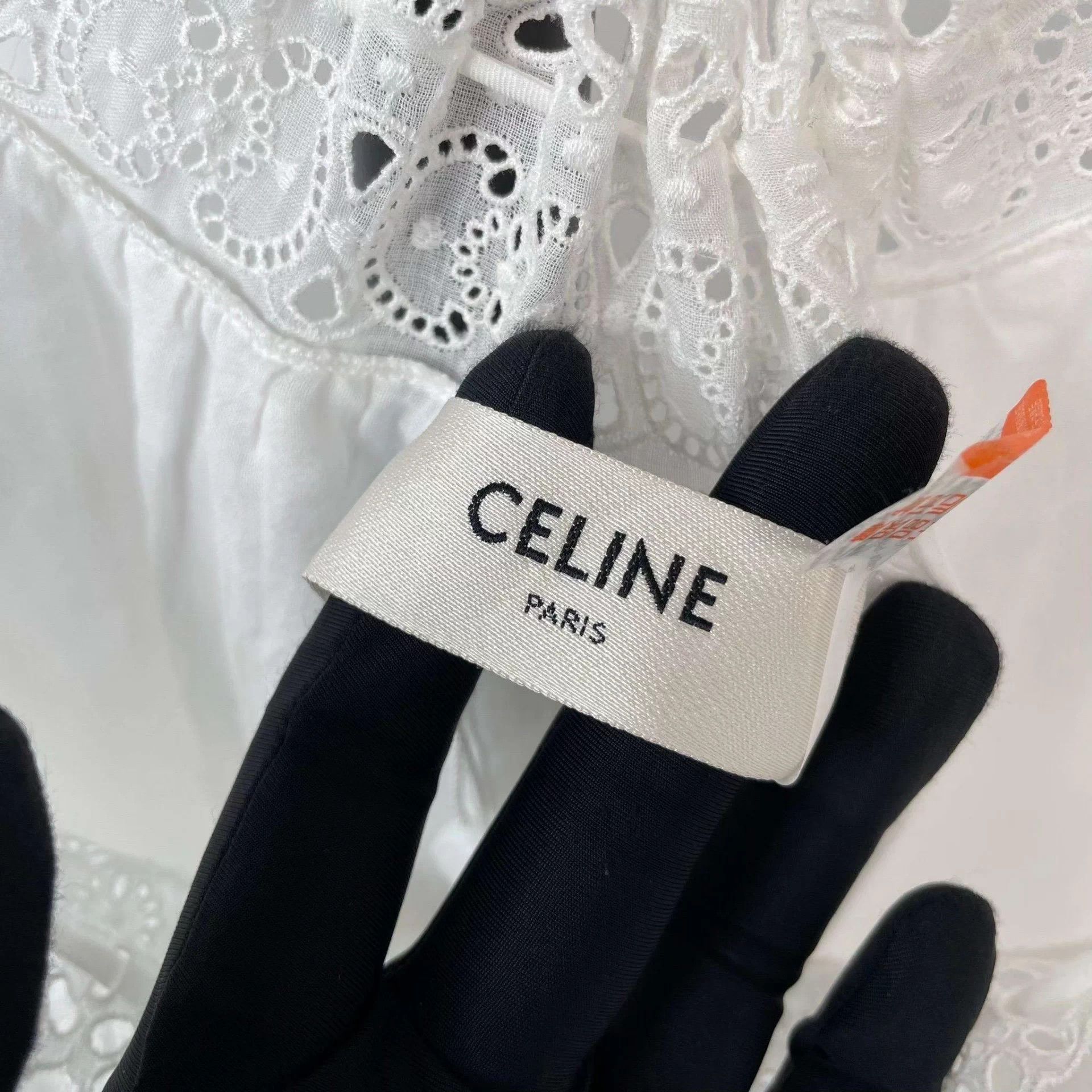 Celine Celine White Long Dress 40 EU Size M / US 6-8 / IT 42-44 - 3 Thumbnail