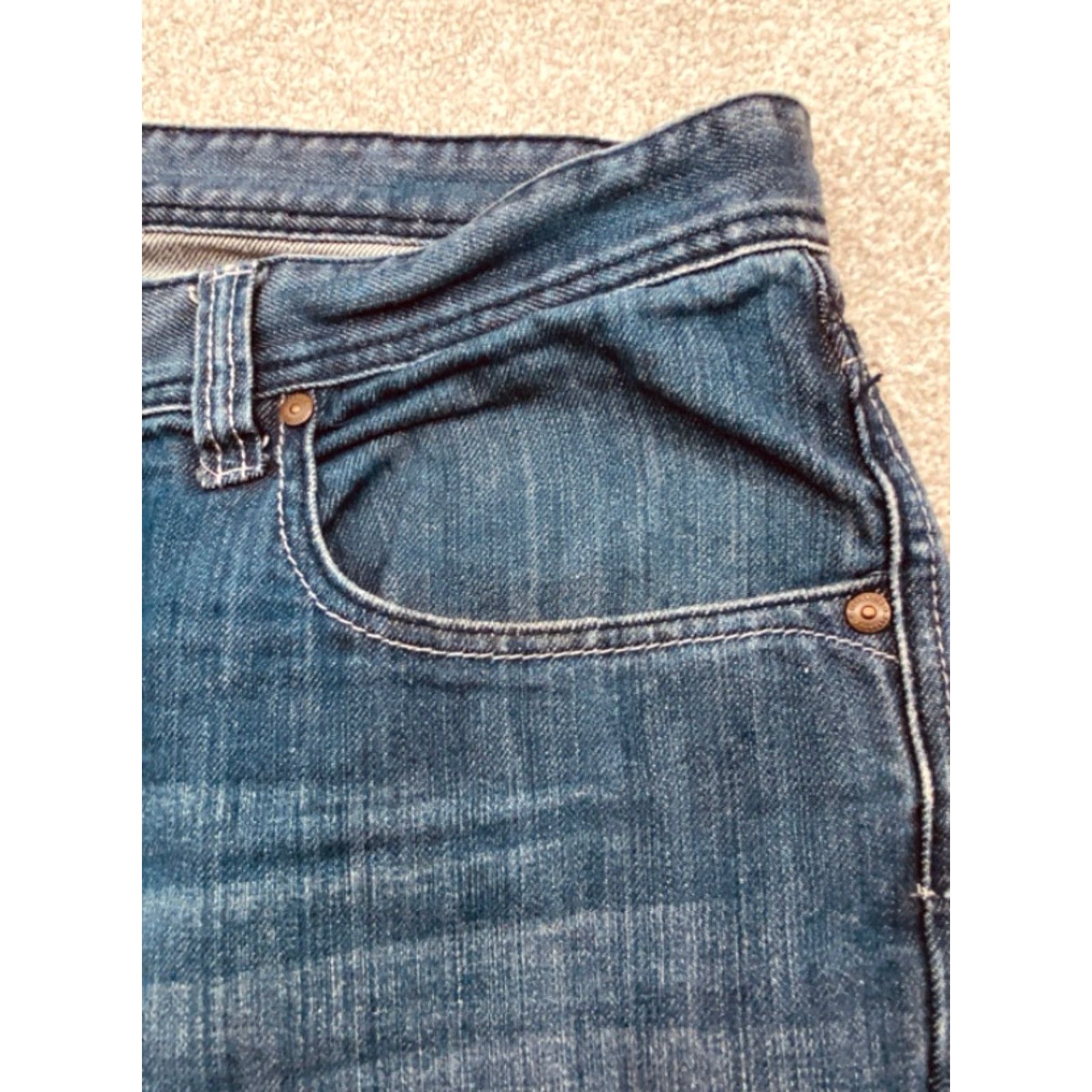 Denime VINTAGE Flypaper Jeans Denim Bootcut 36x30 Men 36 Inseam 100% Cotton Blue Bootscut 4293 Size US 36 / EU 52 - 5 Thumbnail