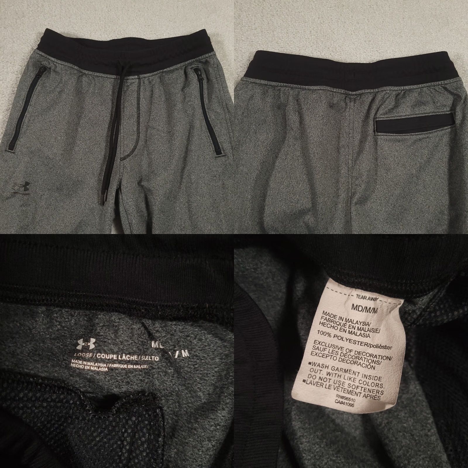 Under Armour Under Armour Sportstyle Joggers Mens M Gray Athleisure Drawstring Crossfit Gym Shirt Size US 31 - 8 Thumbnail