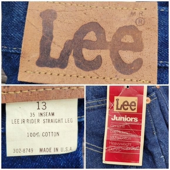 Lee Vintage 90s y2k Lee Jr Rider Straight High Rise Waisted Long Size 30" / US 8 / IT 44 - 3 Thumbnail