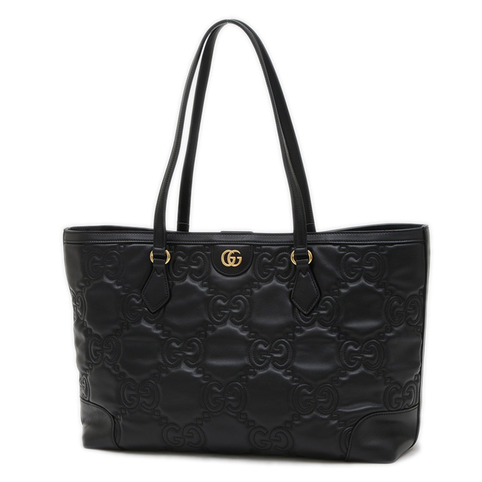 Gucci GG Matelasse Large Tote Bag Black 631685 Bp, Women's