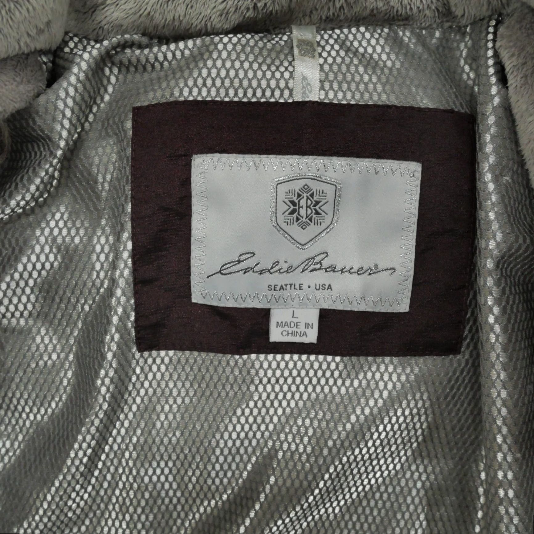 Eddie Bauer VINTAGE Eddie Bauer Jacket Womens L Purple Down Puffer 650 Fill Size L / US 10 / IT 46 - 6 Thumbnail