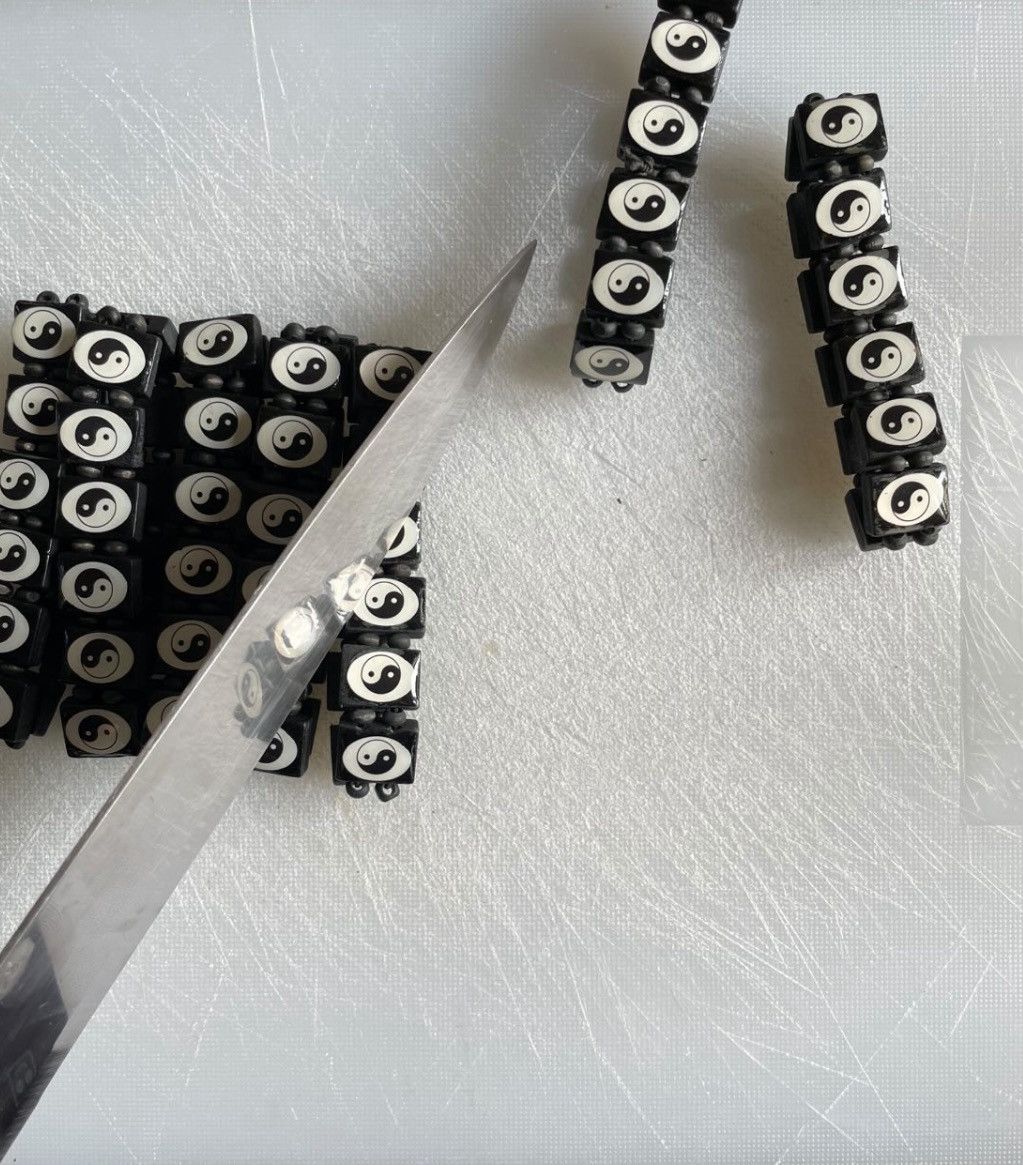 Japanese Brand × Vintage BEADED BRACELET YIN YANG SPIRIT TRACKS Size ONE SIZE - 5 Thumbnail