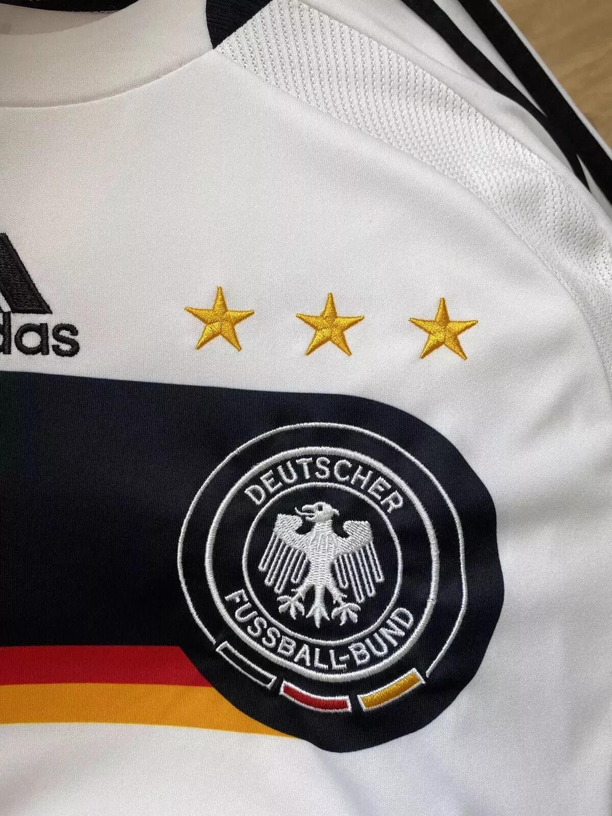 Adidas VINTAGE NATIONAL TEAM GERMANY 2008 2009 HOME JERSEY SOCCER Size US XL / EU 56 / 4 - 9 Thumbnail