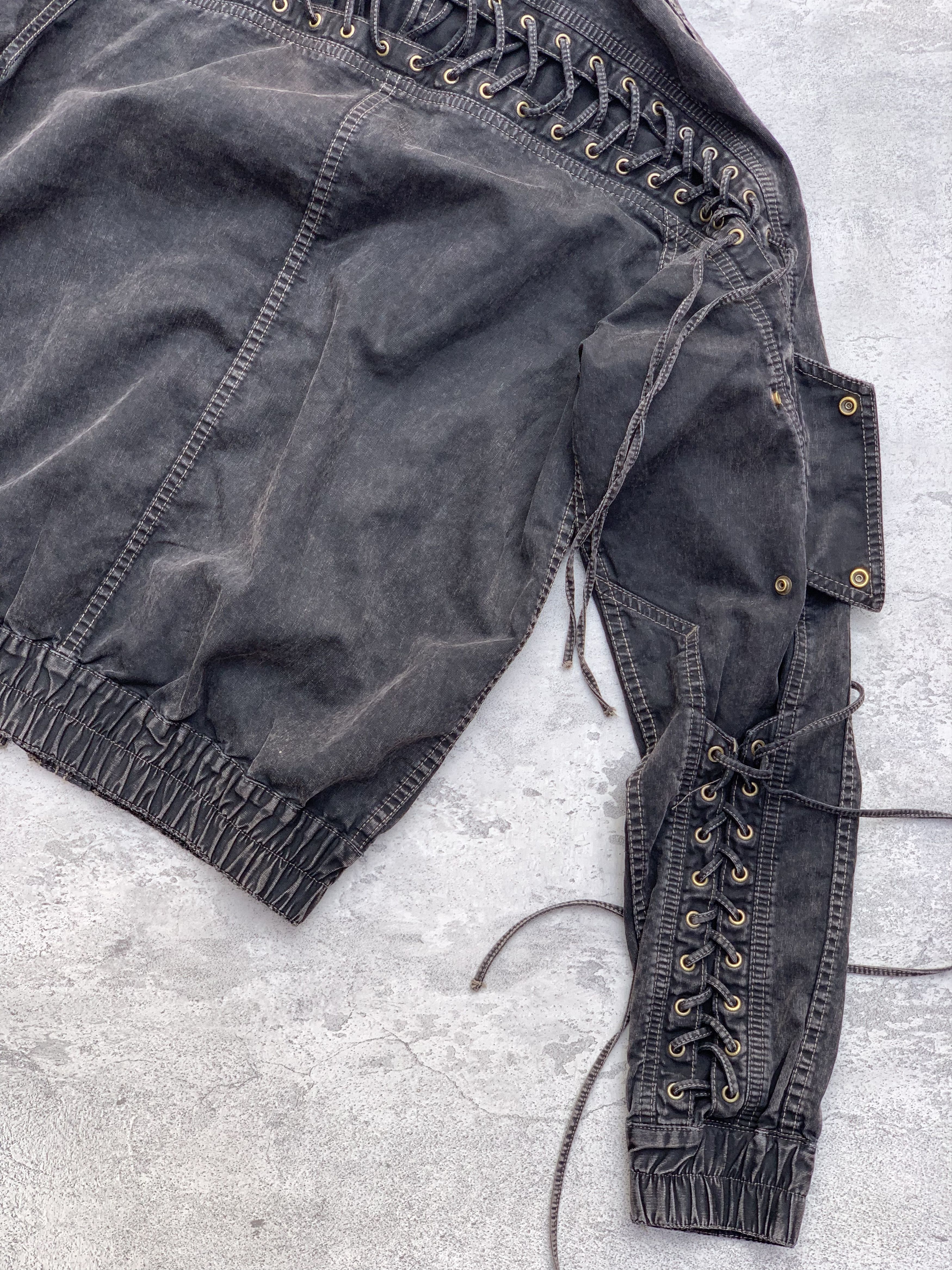 Hysteric Glamour × Japanese Brand × Le Grande Bleu (L.G.B.) HYSTERIC GLAMOUR lace-up bondage jacket Size US M / EU 48-50 / 2 - 3 Thumbnail