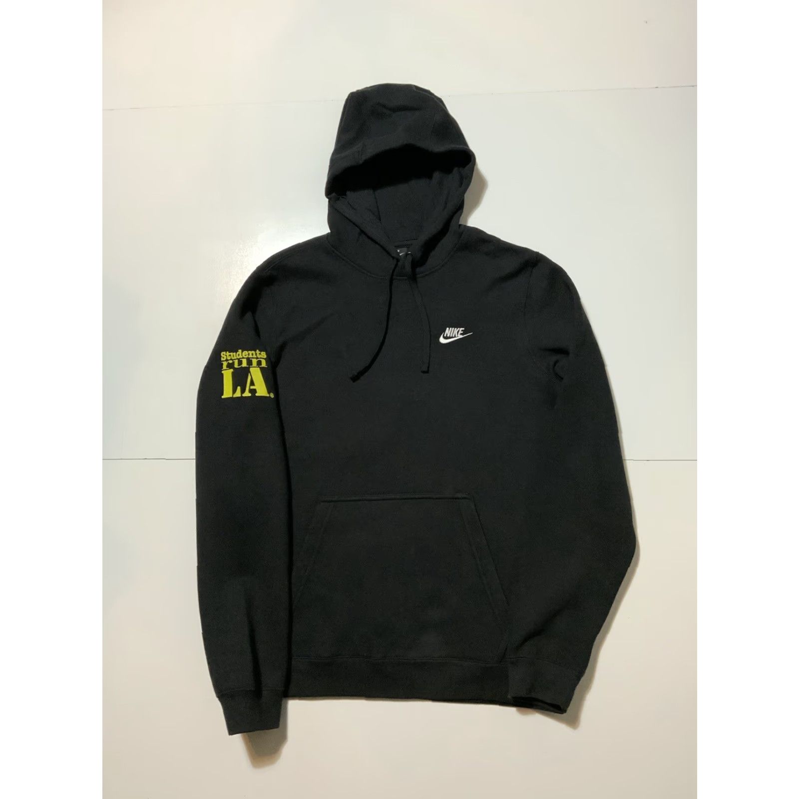 Nike Nike Hoodie Black Club Fleece Students Run Los Angeles Marathon Finisher 2019 MD Size US M / EU 48-50 / 2 - 2 Thumbnail