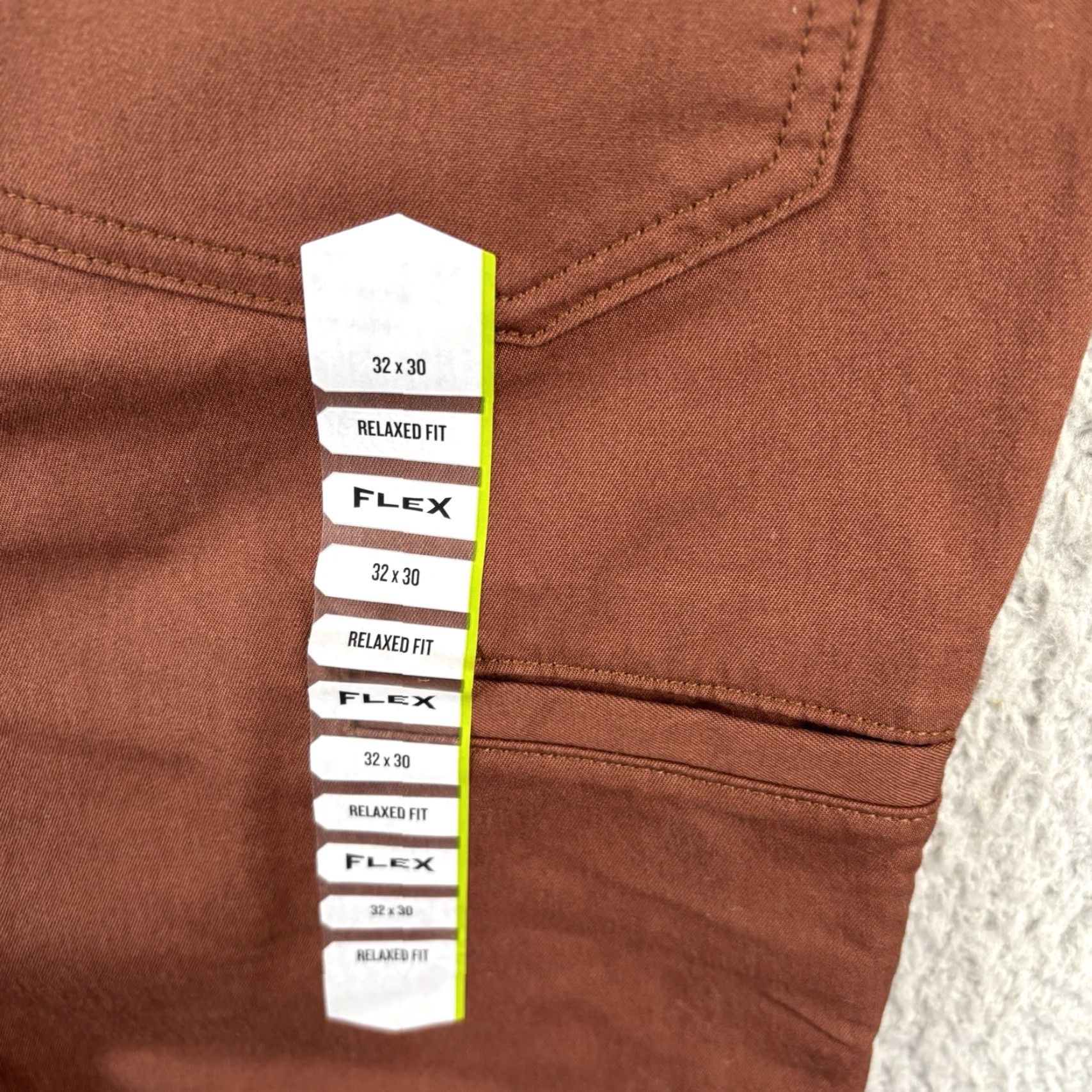 Vintage Alaskan Hardgear Pants Mens 32x30 Brown Duluth Relaxed Fit Outdoor Stone Run Chino Straight Front Pocket Casual Workwear Size US 32 / EU 48 - 3 Thumbnail