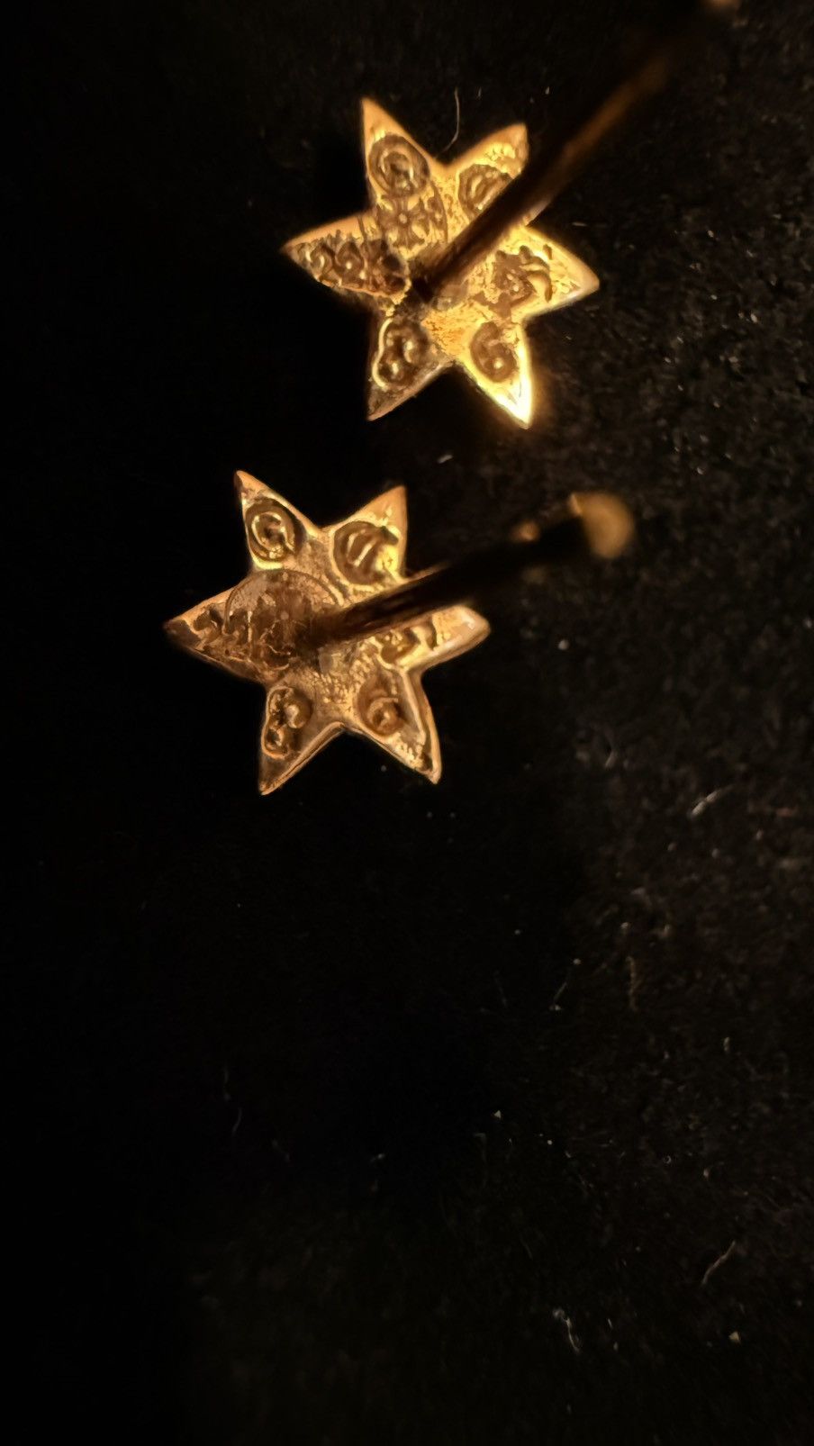 Chrome Hearts Chrome Hearts Gold Star Stud Earrings Size ONE SIZE - 5 Thumbnail