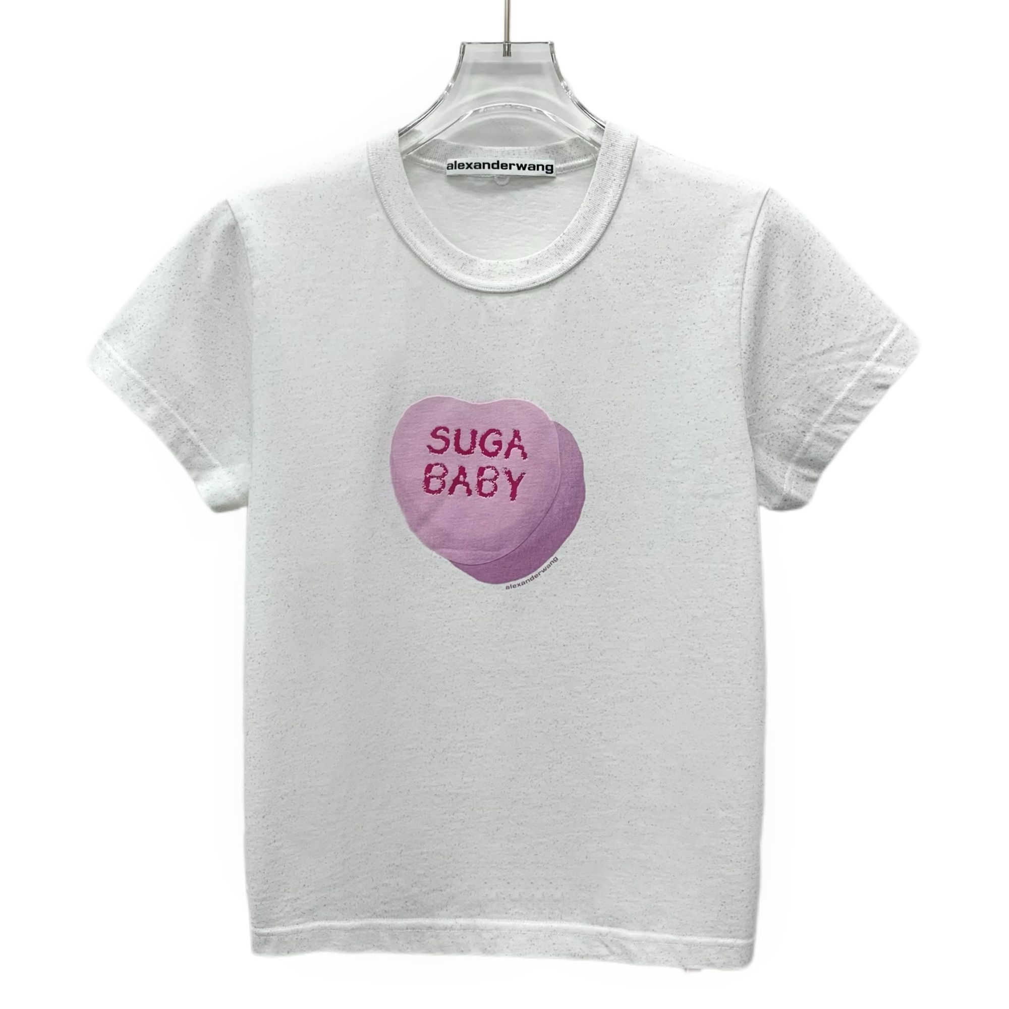Alexander Wang Alexander Wang White Short-Sleeve Round-Neck T-Shirt With Pi Size S / US 4 / IT 40 - 1 Thumbnail