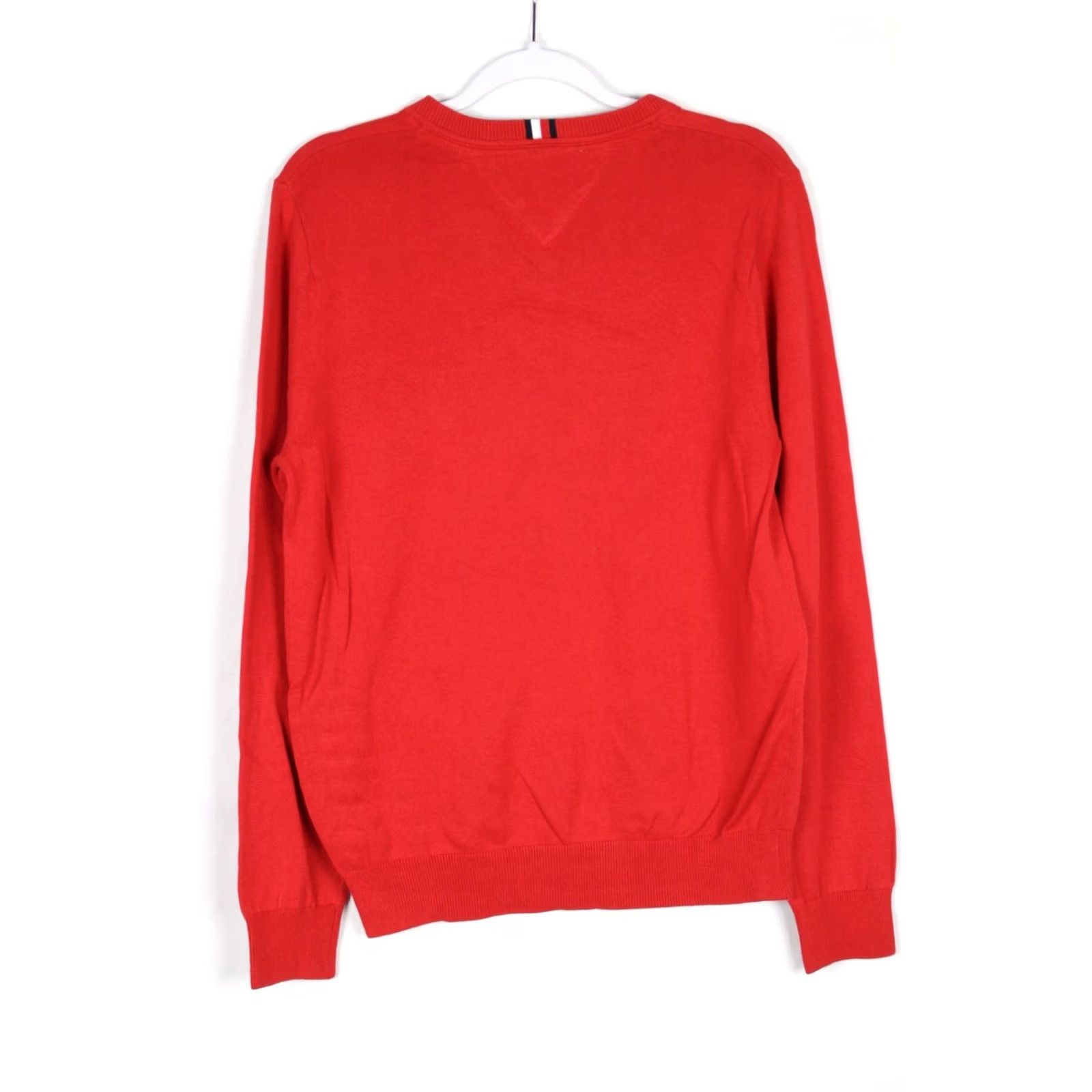 Tommy Hilfiger Tommy Hilfiger Men's V Neck Sweater Size Small Red 78JB660 600 Shirt Mens Small Red 600 Size US S / EU 44-46 / 1 - 3 Thumbnail