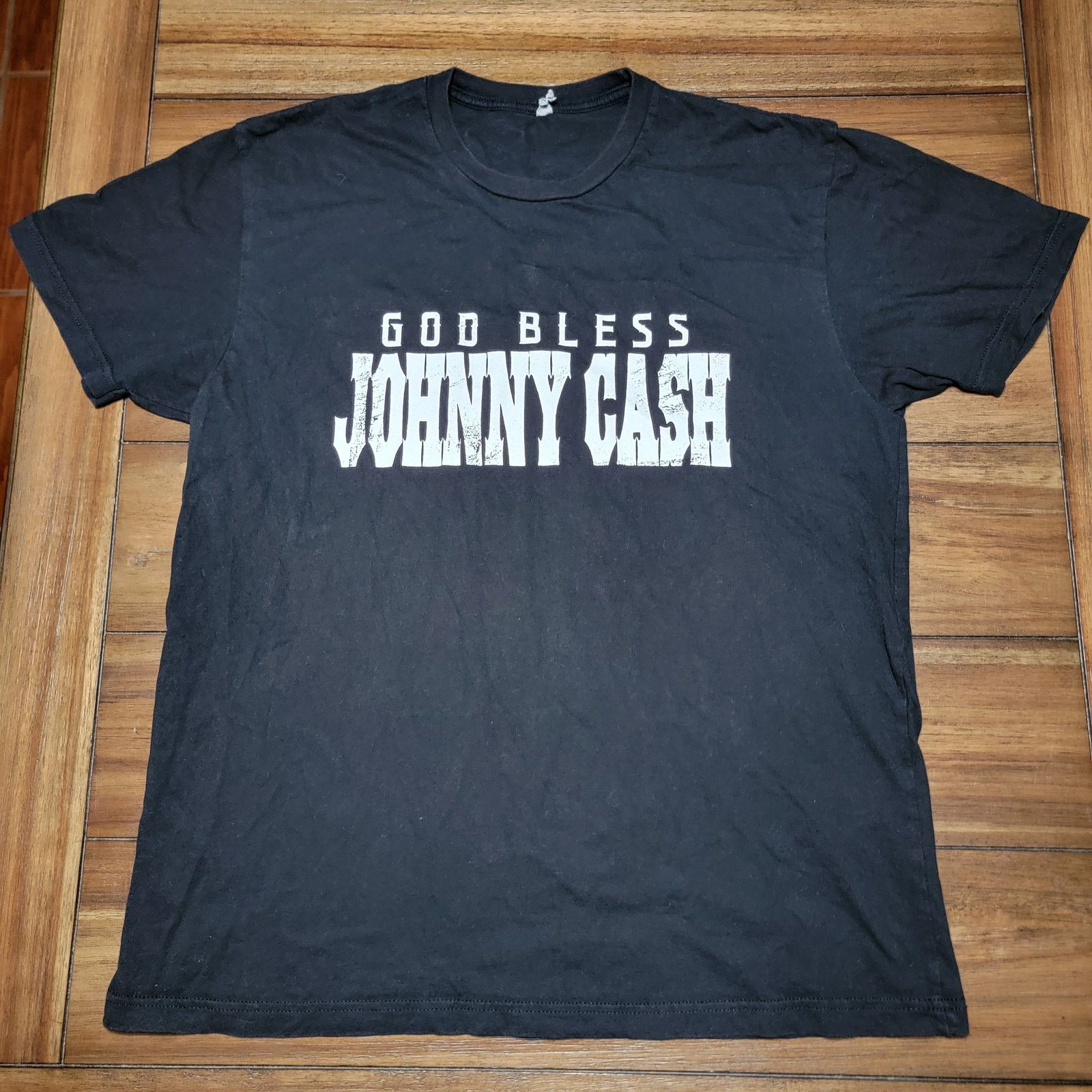 Other Redneck Country Club (RCC) Tee "God Bless Johnny Cash" - Lg Size L / US 10 / IT 46 - 1 Thumbnail