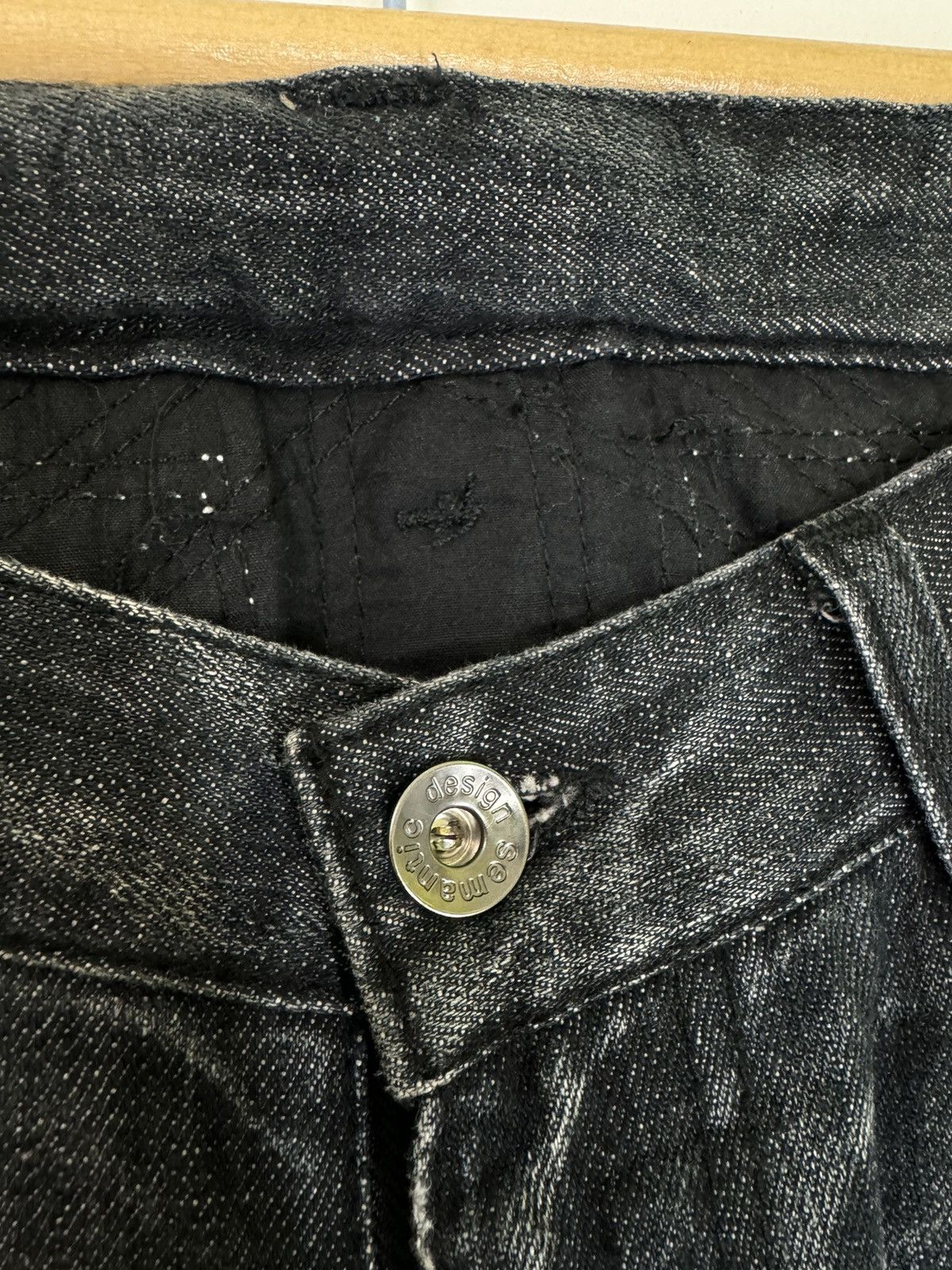 If Six Was Nine SEMANTIC DESIGN DISTRESSED ACID WASH UNDERCOVER PUNK DENIM Size US 30 / EU 46 - 9 Thumbnail