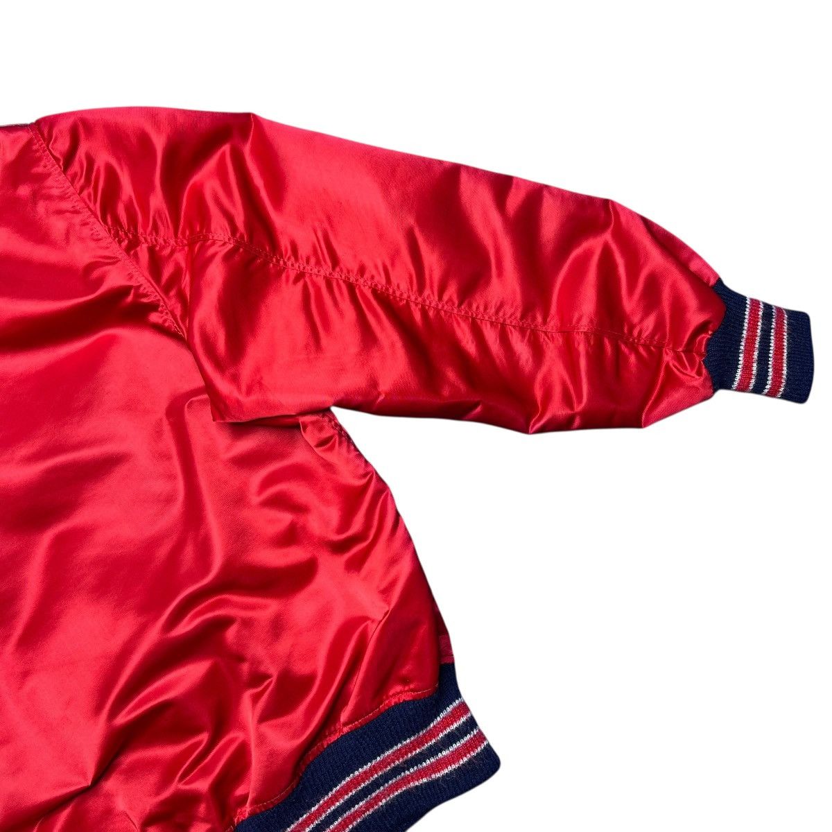 MLB Vtg 1960s MLB St. Louis Cardinals KM Pro Co Red Satin Jacket Size US L / EU 52-54 / 3 - 16 Thumbnail