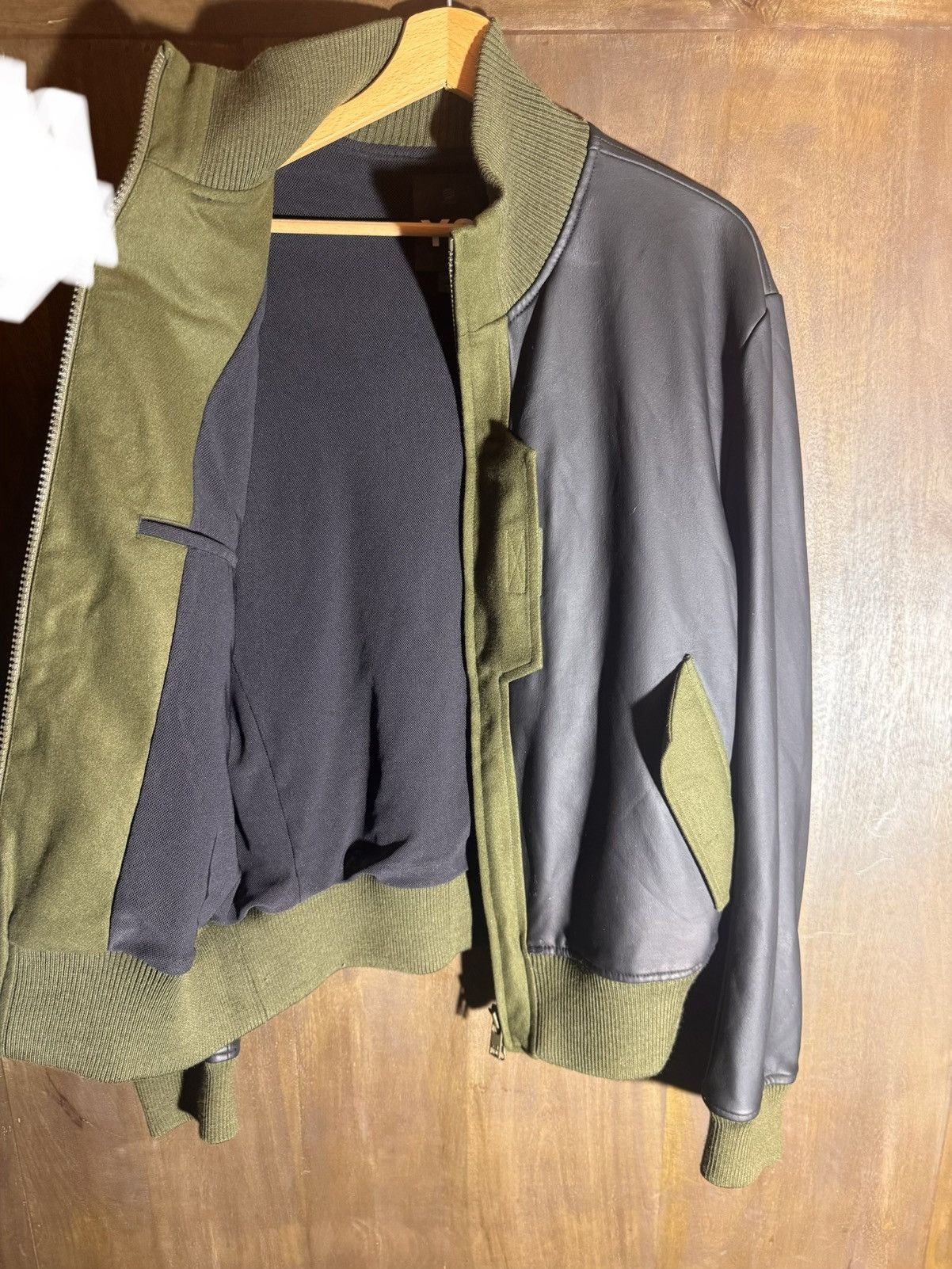 Yohji Yamamoto used yohji yamamoto black coated bomber jacket y3 M Size US M / EU 48-50 / 2 - 6 Thumbnail