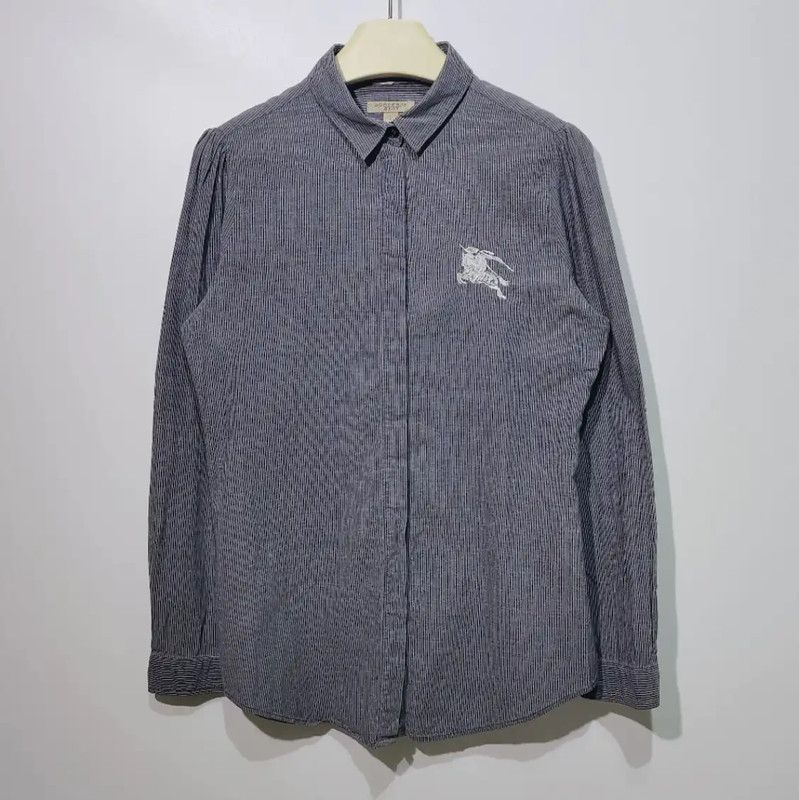 Burberry Burberry Light Blue Cotton Women's Shirt Size S / US 4 / IT 40 - 1 Thumbnail