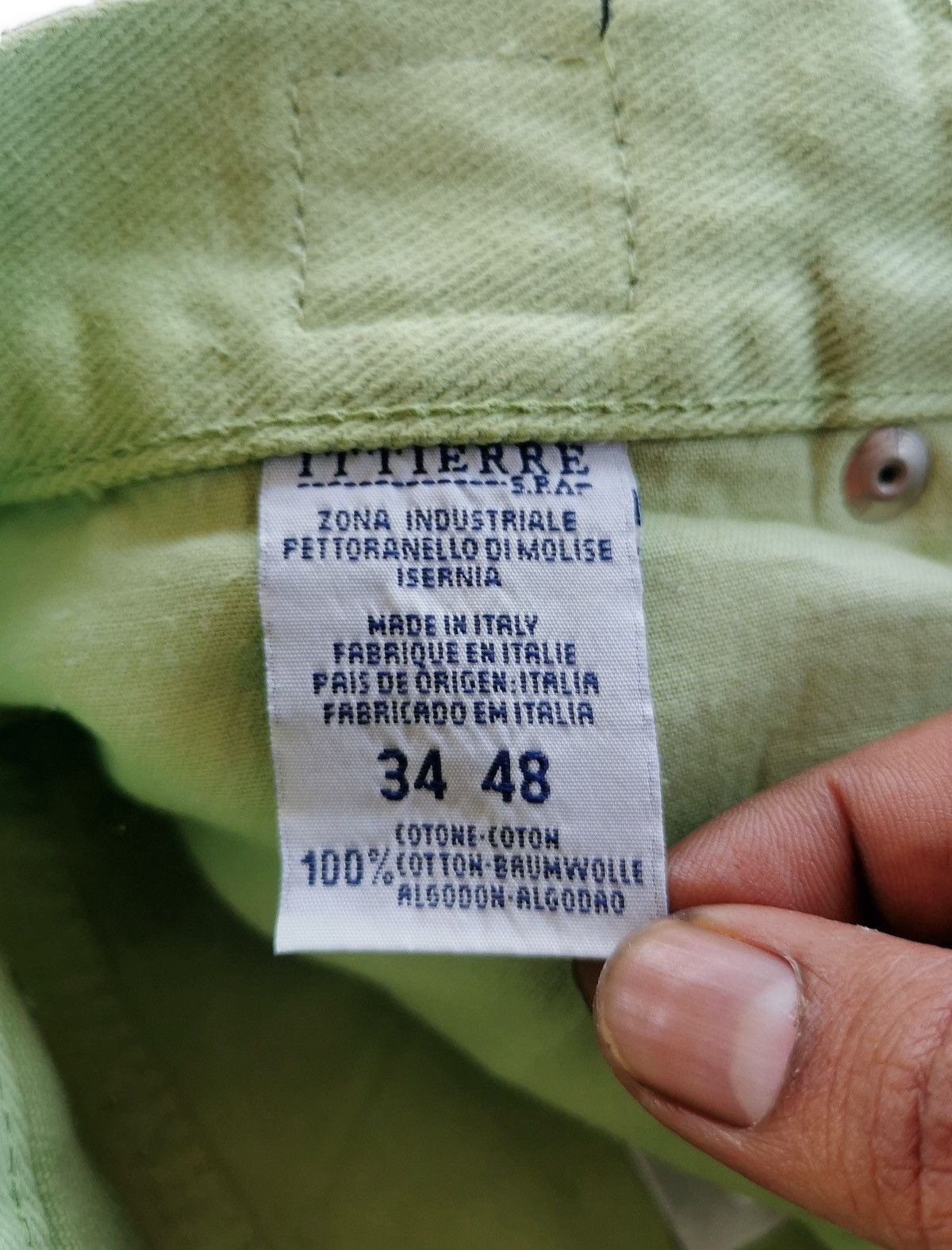 Versace Jeans Couture Vintage Versace Jeans Couture Green Jeans Pants Italy Size US 32 / EU 48 - 12 Thumbnail