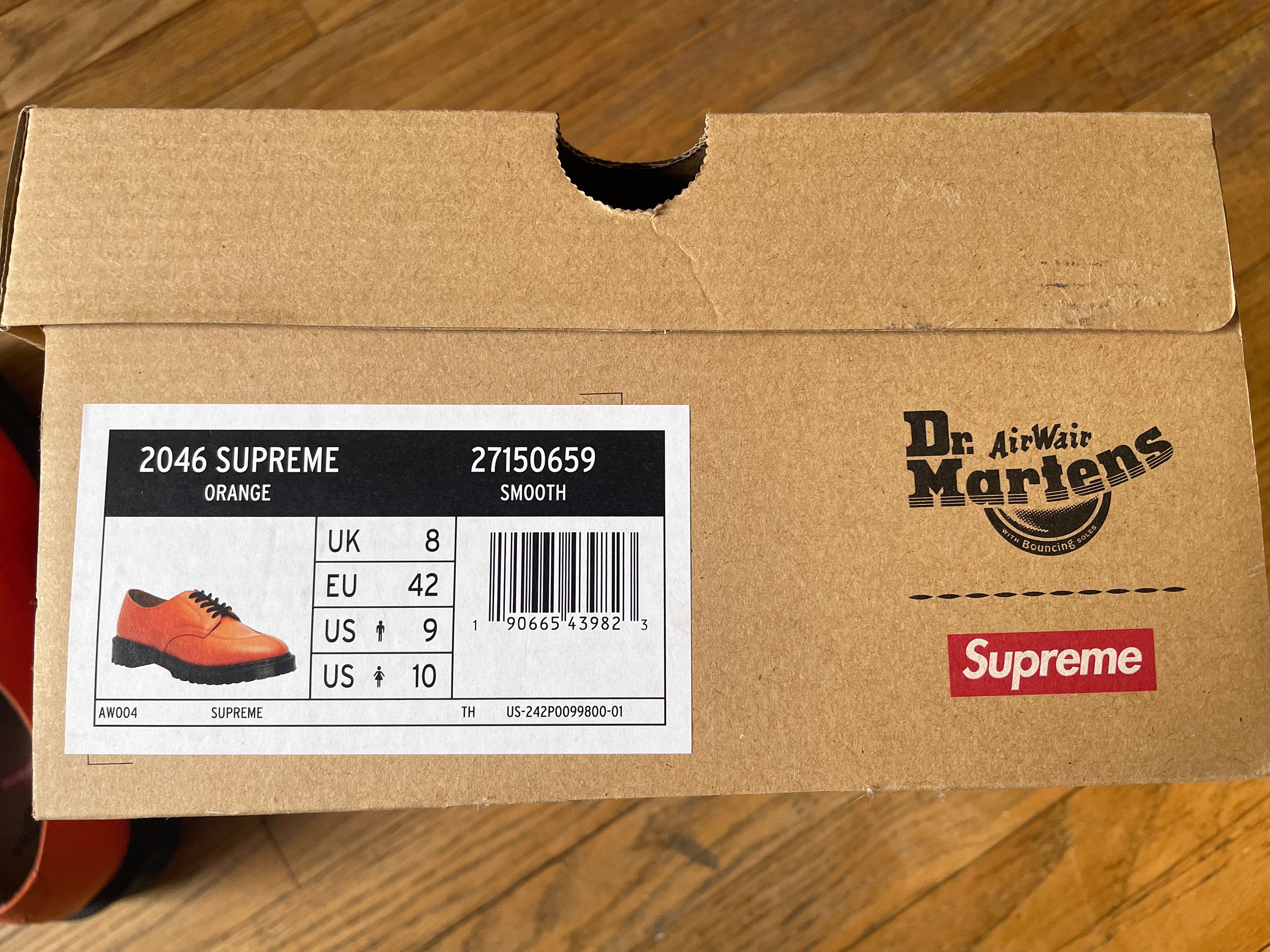 Dr. Martens × Supreme Supreme 2046 Doc Martens Orange Shoes Size 9M US Size US 9 / EU 42 - 11 Thumbnail