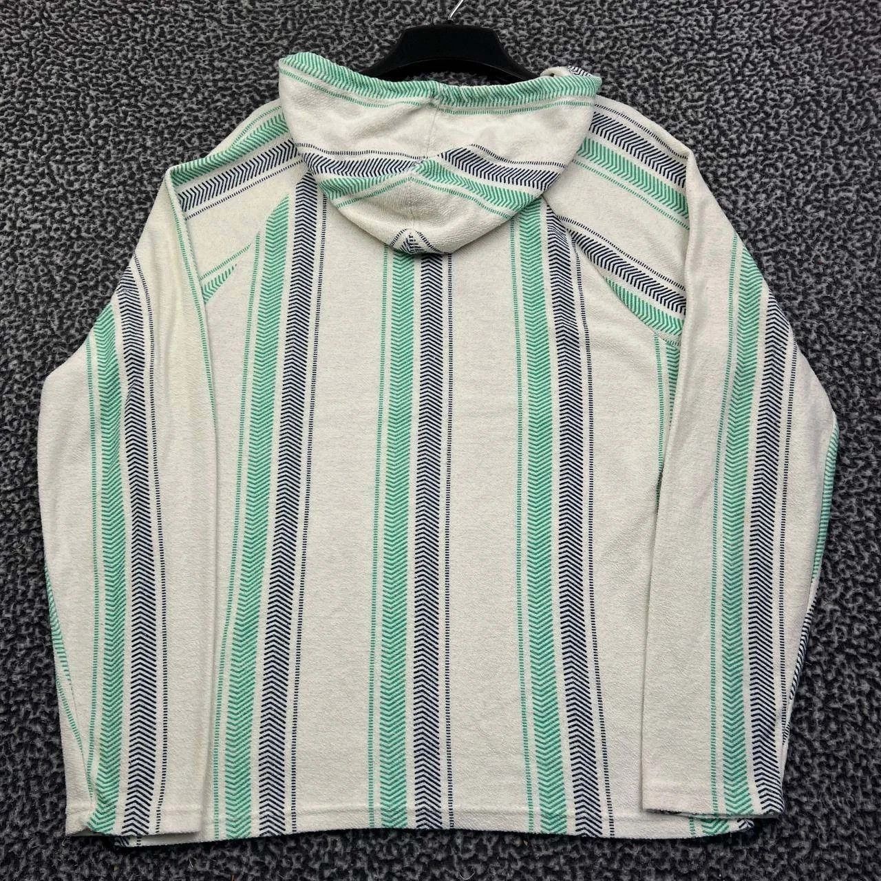 Brooklyn Cloth Brooklyn Cloth Baja Hoodie Men Striped Poncho Pocket M Size US M / EU 48-50 / 2 - 2 Thumbnail