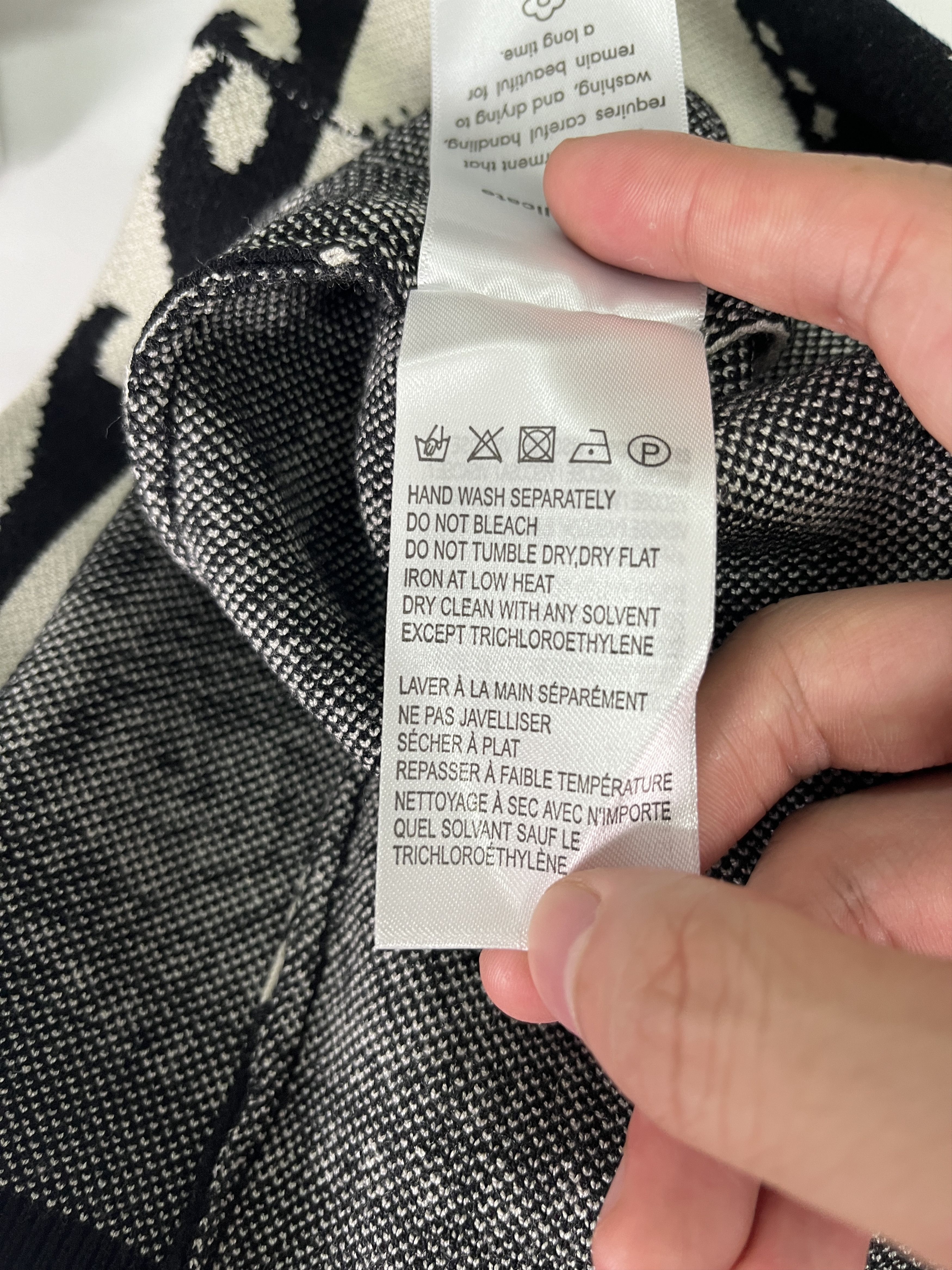 Farm Rio Farm Rio Black And White Overall Print Ankle Length Skirt Size 28" / US 6 / IT 42 - 5 Thumbnail