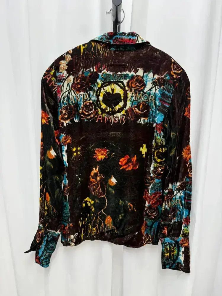 Jean Paul Gaultier Sz 40 Jean Paul Gaultier Silk Painting Shirt Size US S / EU 44-46 / 1 - 3 Thumbnail