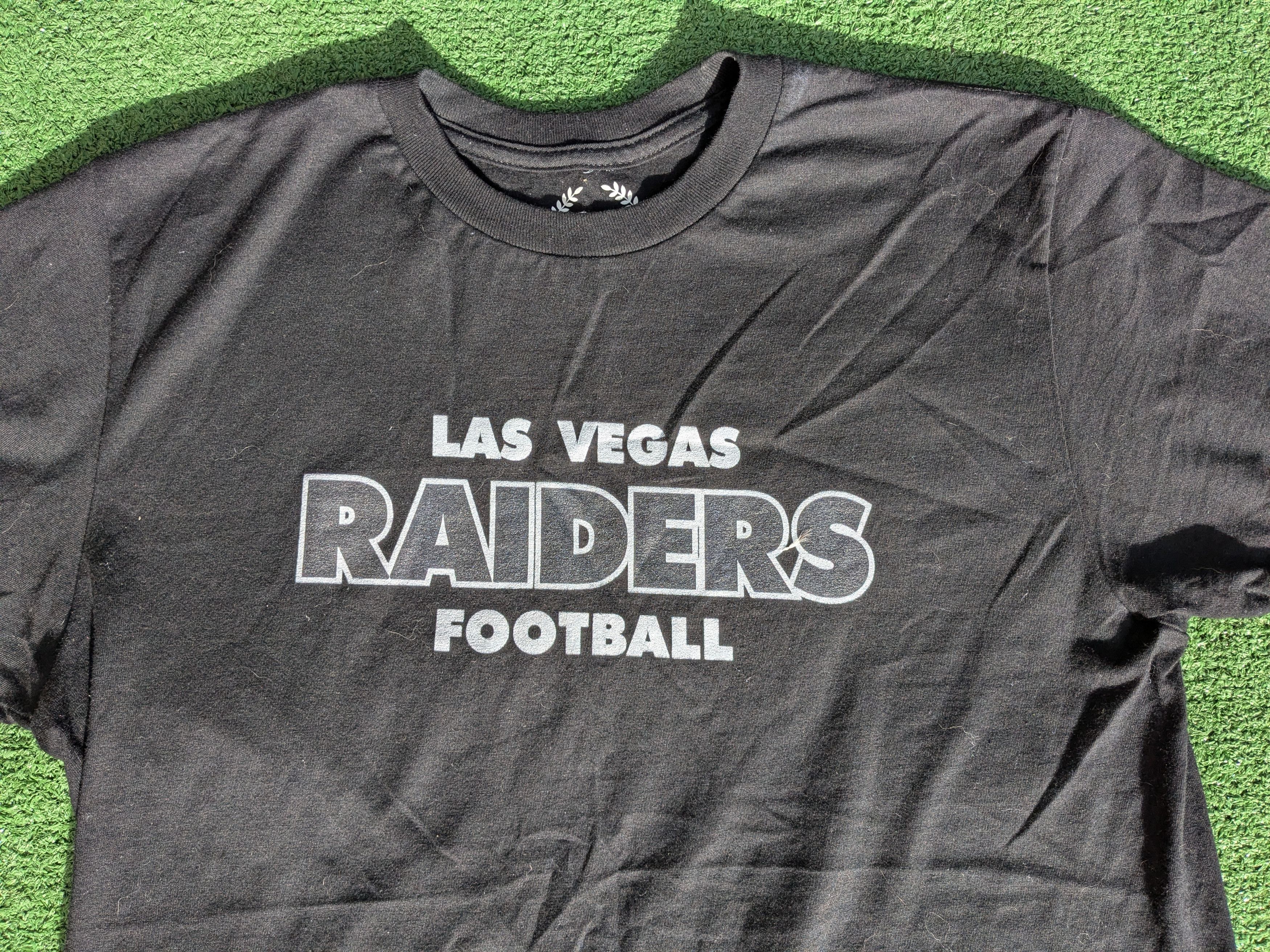 NFL Las Vegas Raiders Football Black & Silver NFL Fan Shirt Size US M / EU 48-50 / 2 - 3 Thumbnail