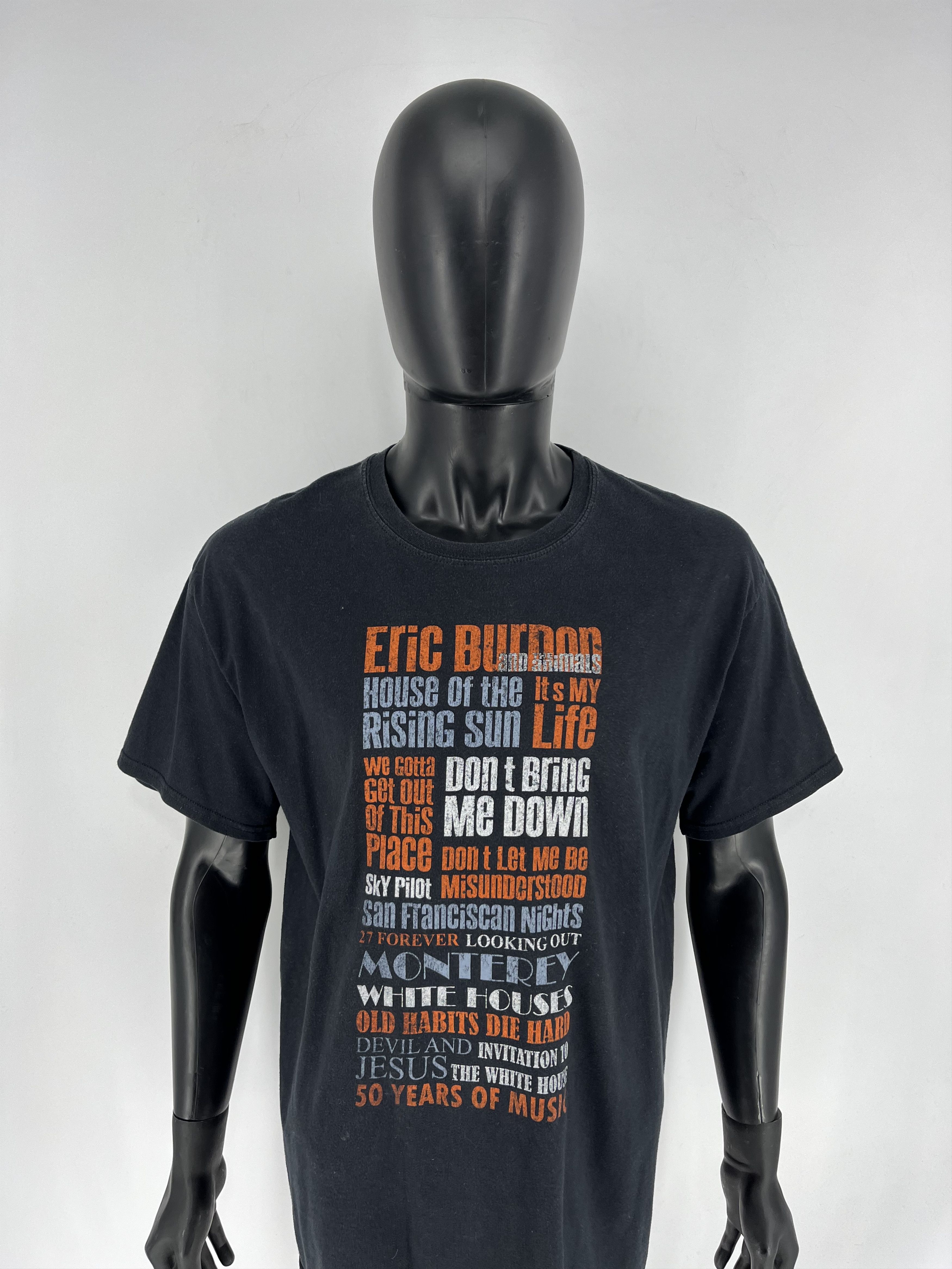 Band Tees × Vintage VINTAGE ERIC BURDON 00s Band Rock Tee Rare Tour Y2K Size US XL / EU 56 / 4 - 6 Thumbnail