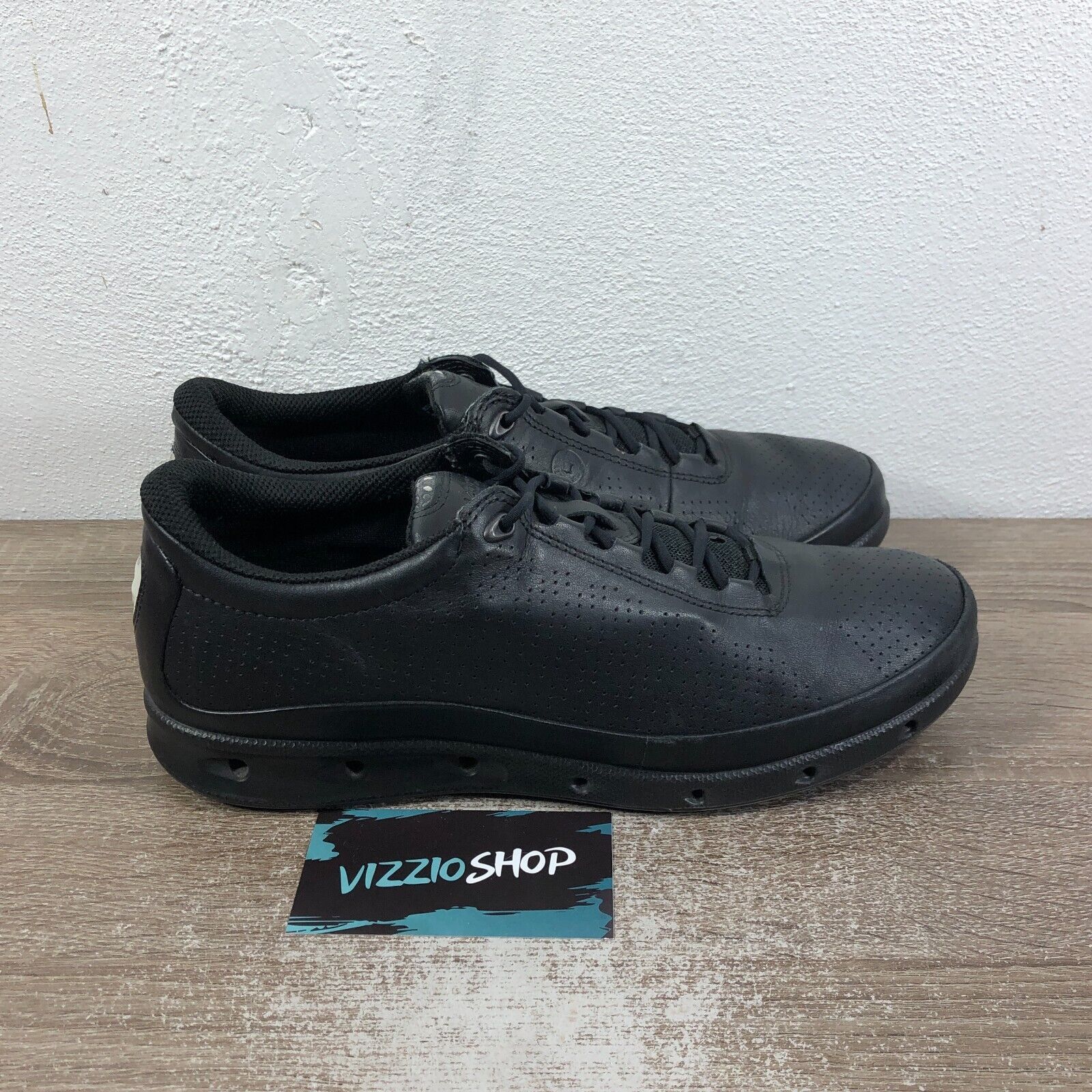 image of Ecco Cool Gore-Tex Gtx Leather Black Women's 8/8.5 Eur 39 Shoes