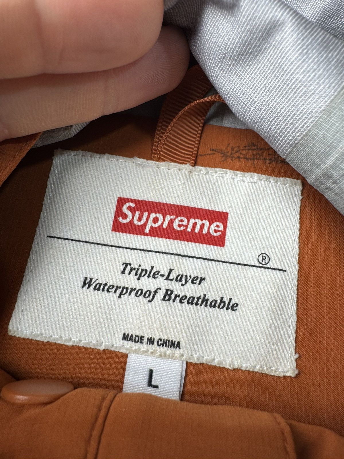 Supreme Taped seam anorak Size US L / EU 52-54 / 3 - 4 Thumbnail