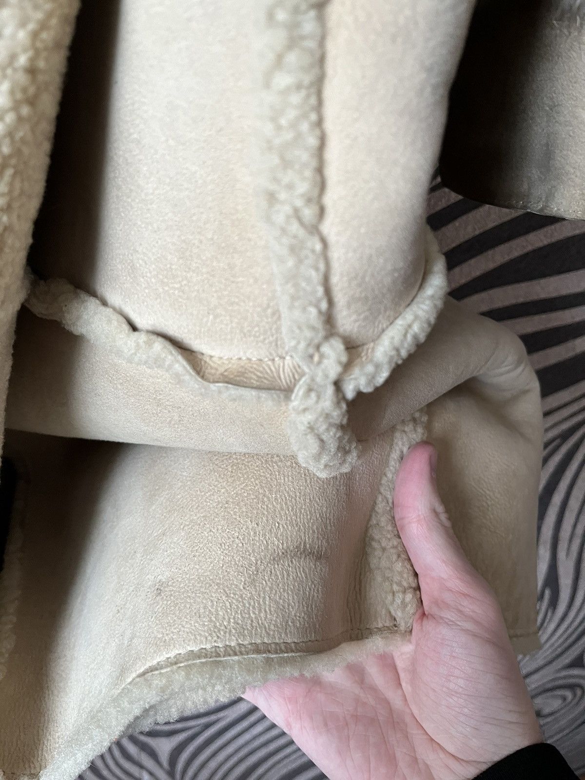 Dolce & Gabbana × Vintage Dolce & Gabbana Shearling Coat Size M / US 6-8 / IT 42-44 - 10 Thumbnail